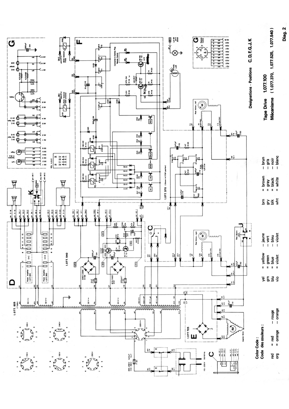 Revox A-77 Mk3, A-77 Mk4 Schematic