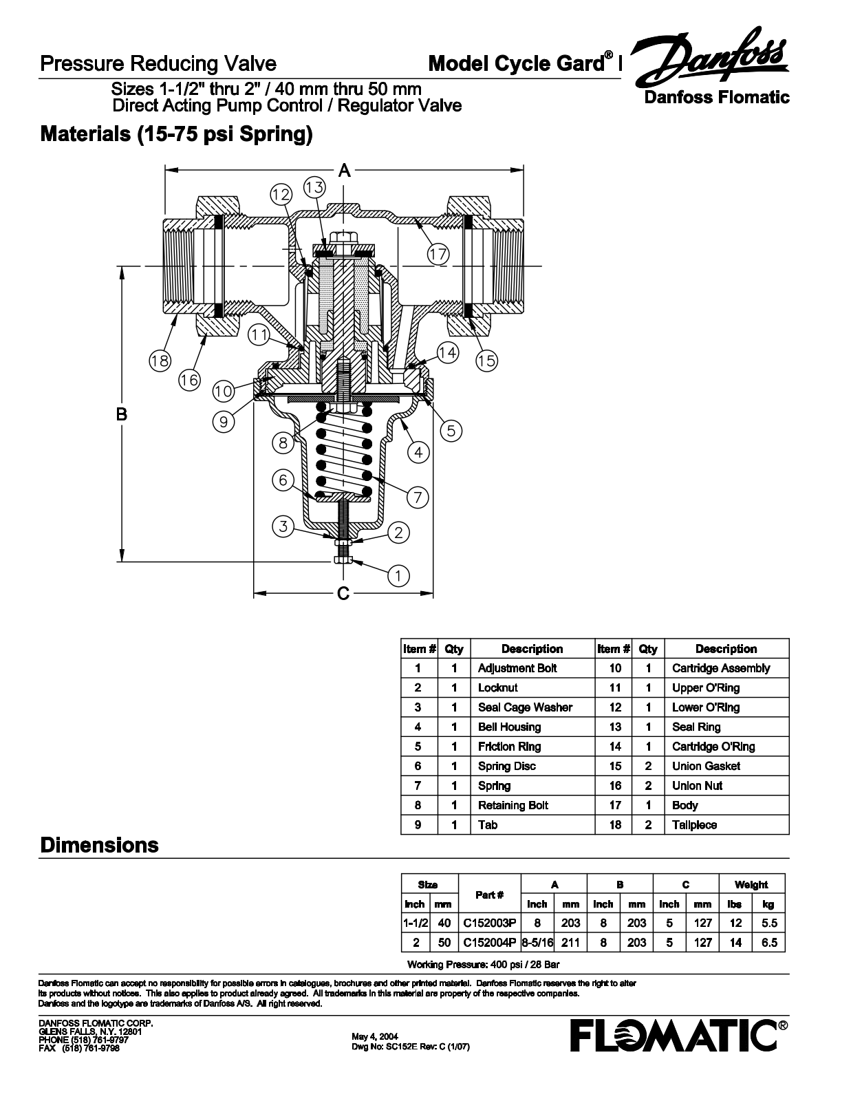 Flomatic Cycle Gard I Shematics