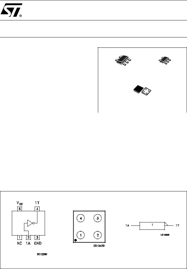 ST 74LX1G04 User Manual