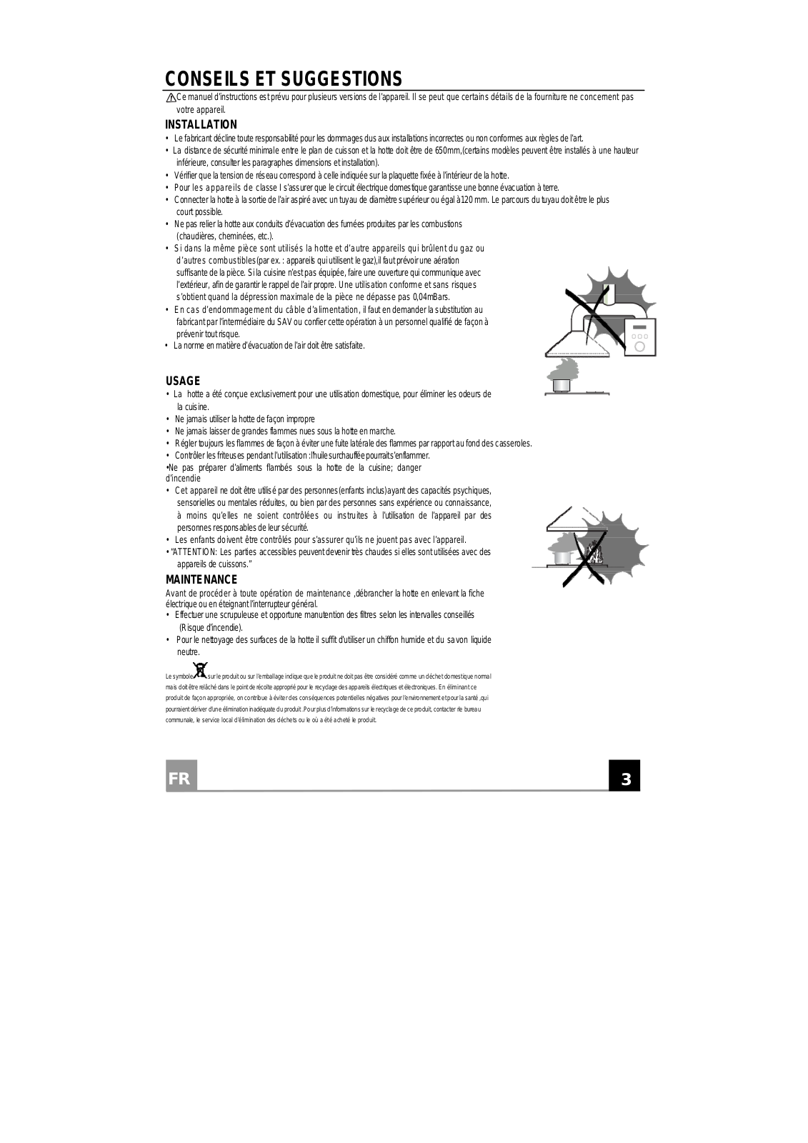 SMEG KSE912NX3, KSE951X3 User Manual