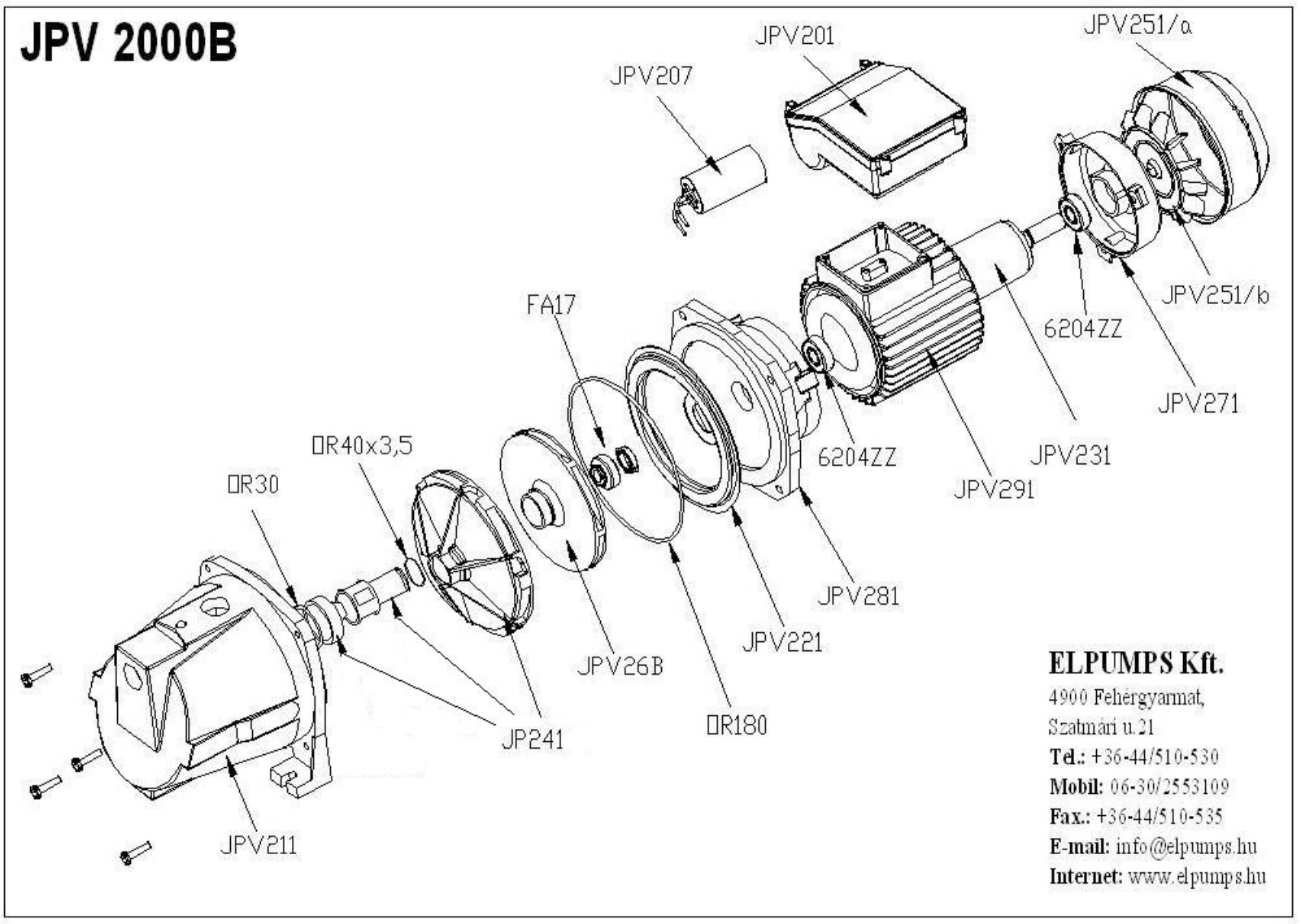 Elpumps JPV 2000 B User guide - ManualMachine.com