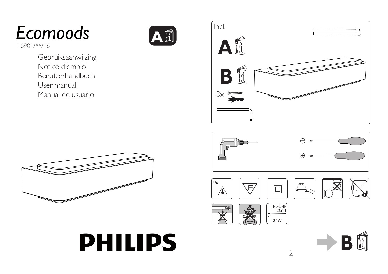 Philips Ecomoods Aplique User Manual