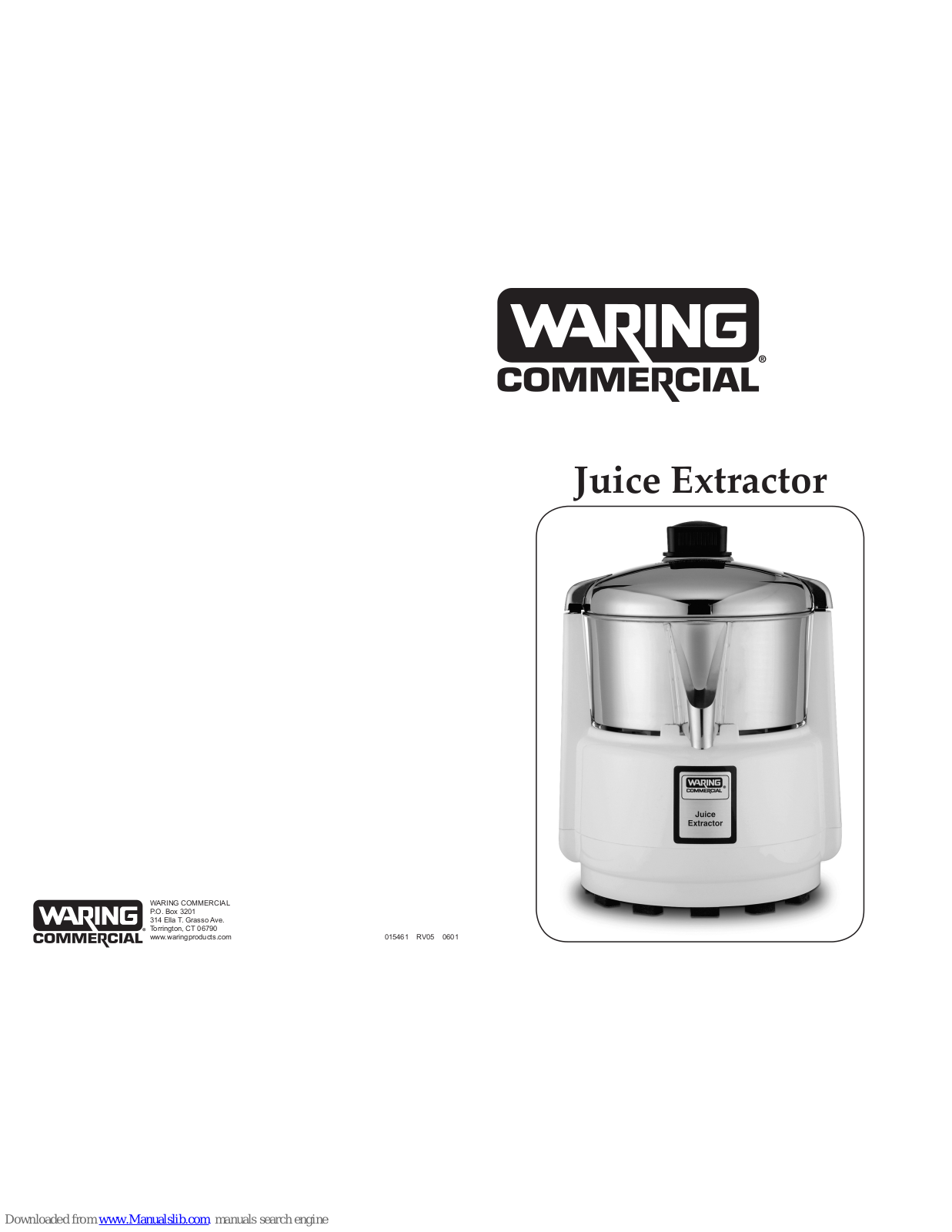 Waring 5001C, 6001C User Manual