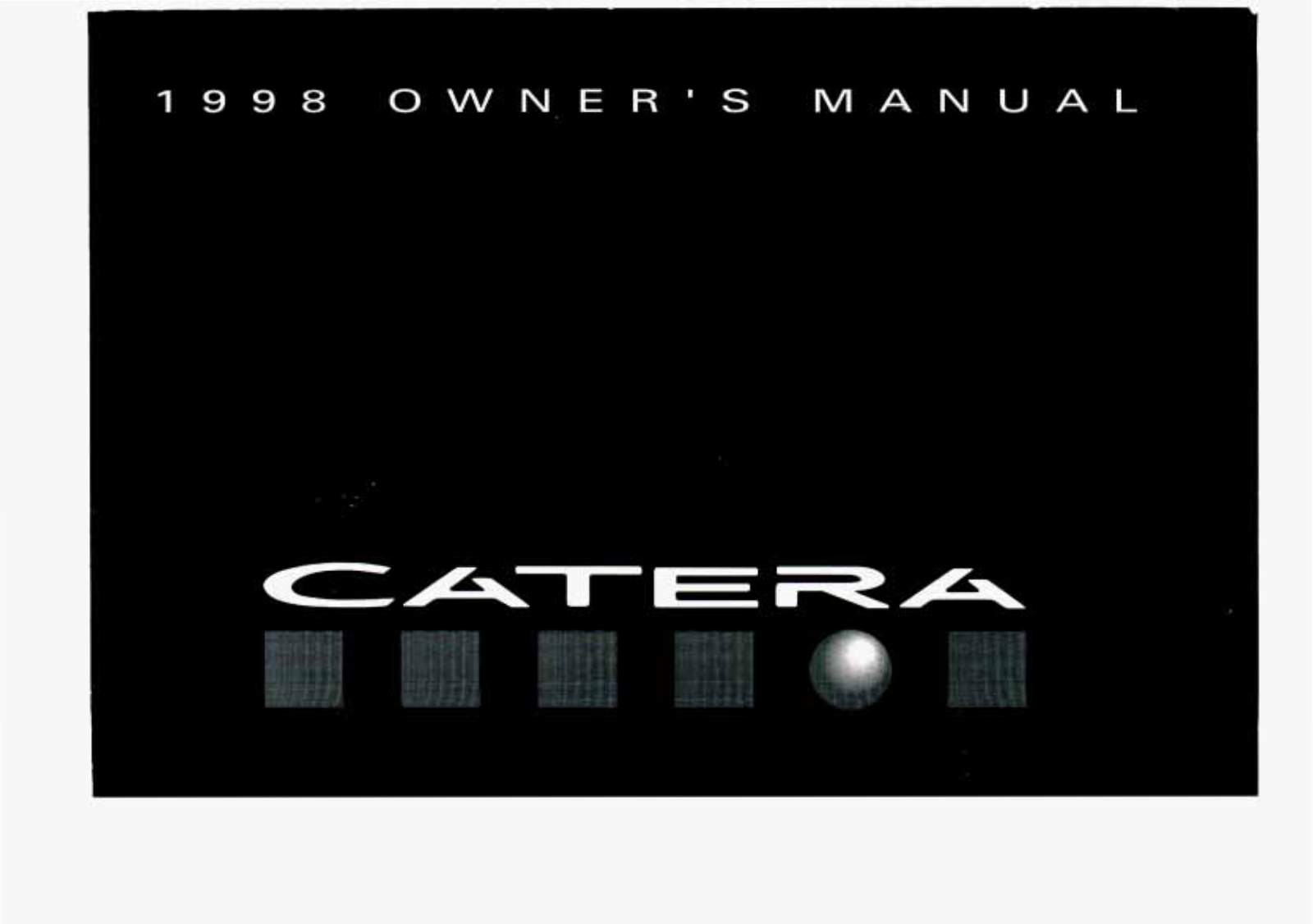 Cadillac Catera 1998 Owner's Manual