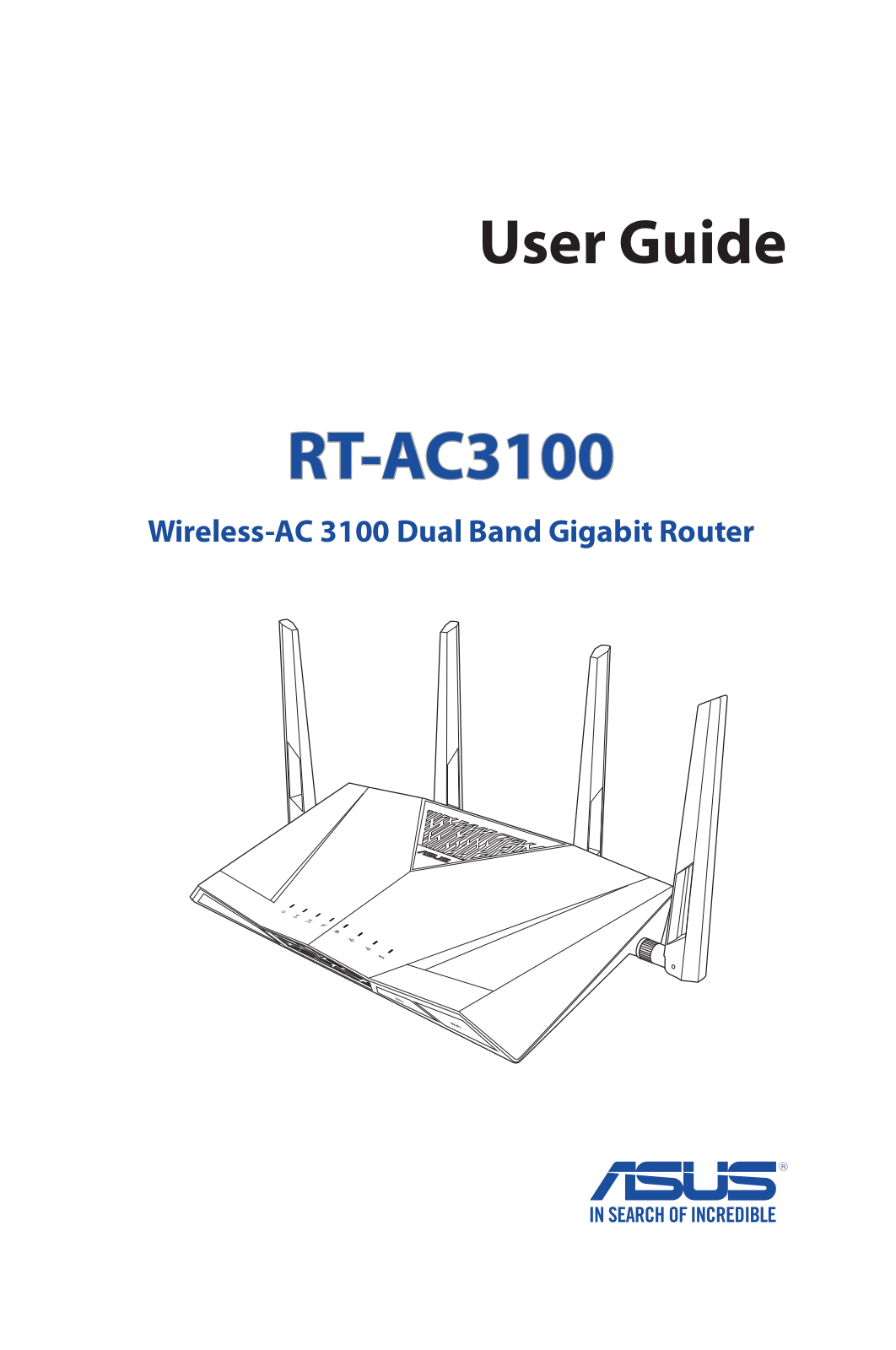 Asus RT-AC3100 User Manual