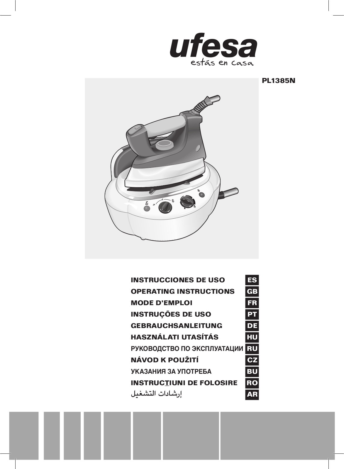 Ufesa PL1385 User Manual