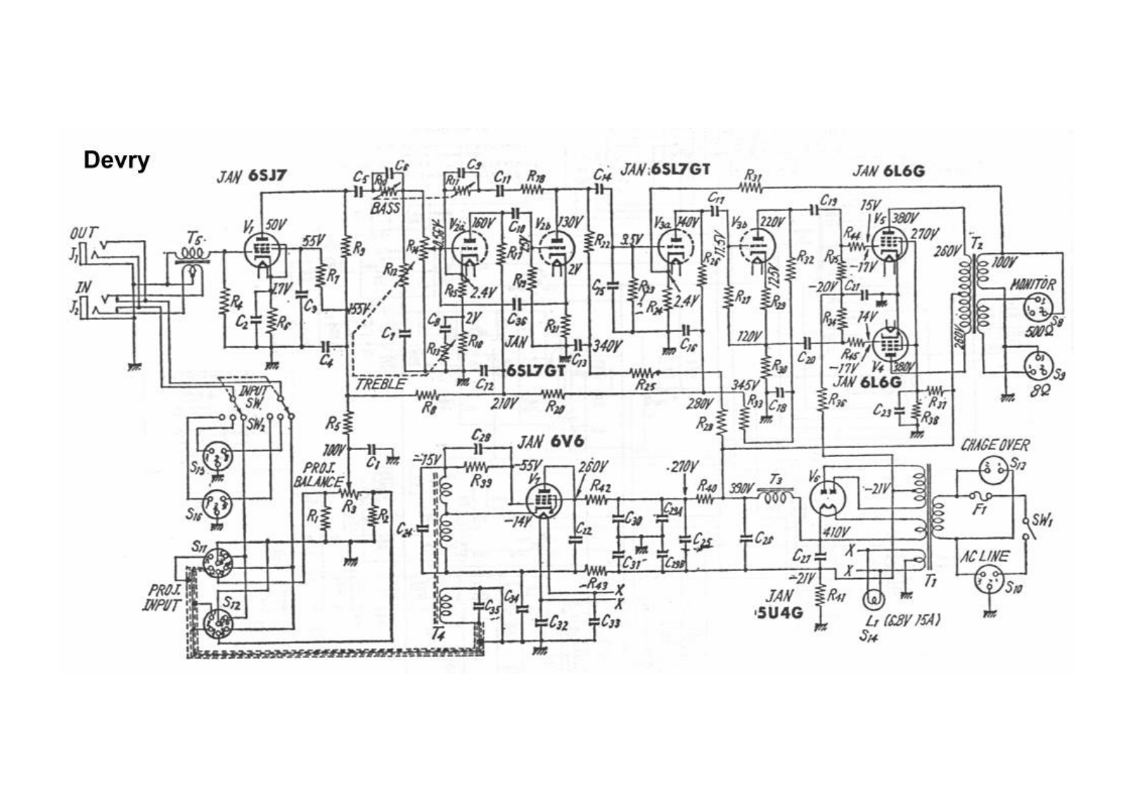 Other D Devry-Amp Schematic - ManualMachine.com
