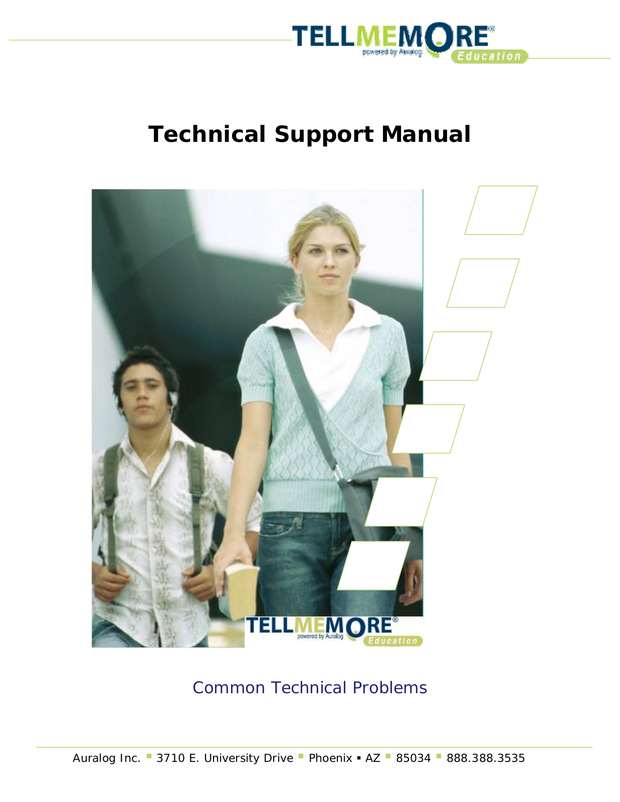 Auralog Tell me More - Education Technical Support Manual 1