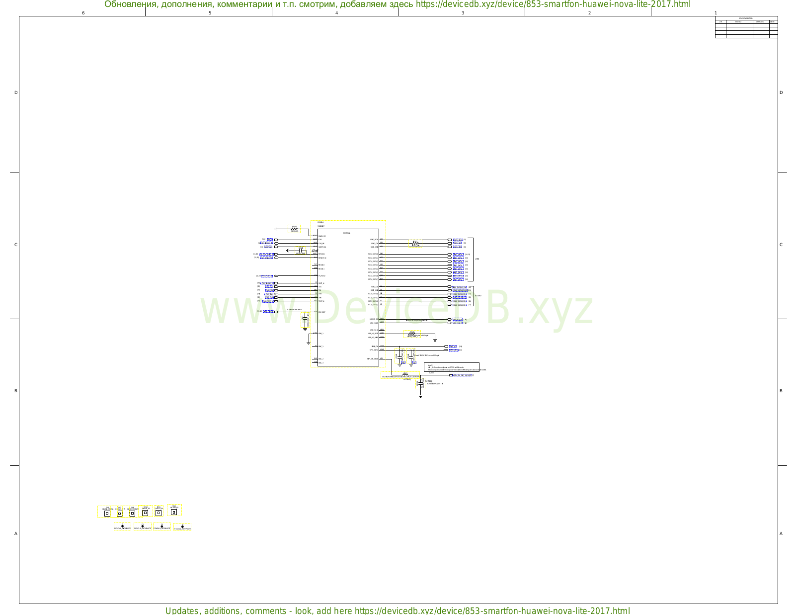 Huawei P9 Lite 2017, GR3 2017, Nova Lite 2017, PRA-L11, SLA-L22 Schematics