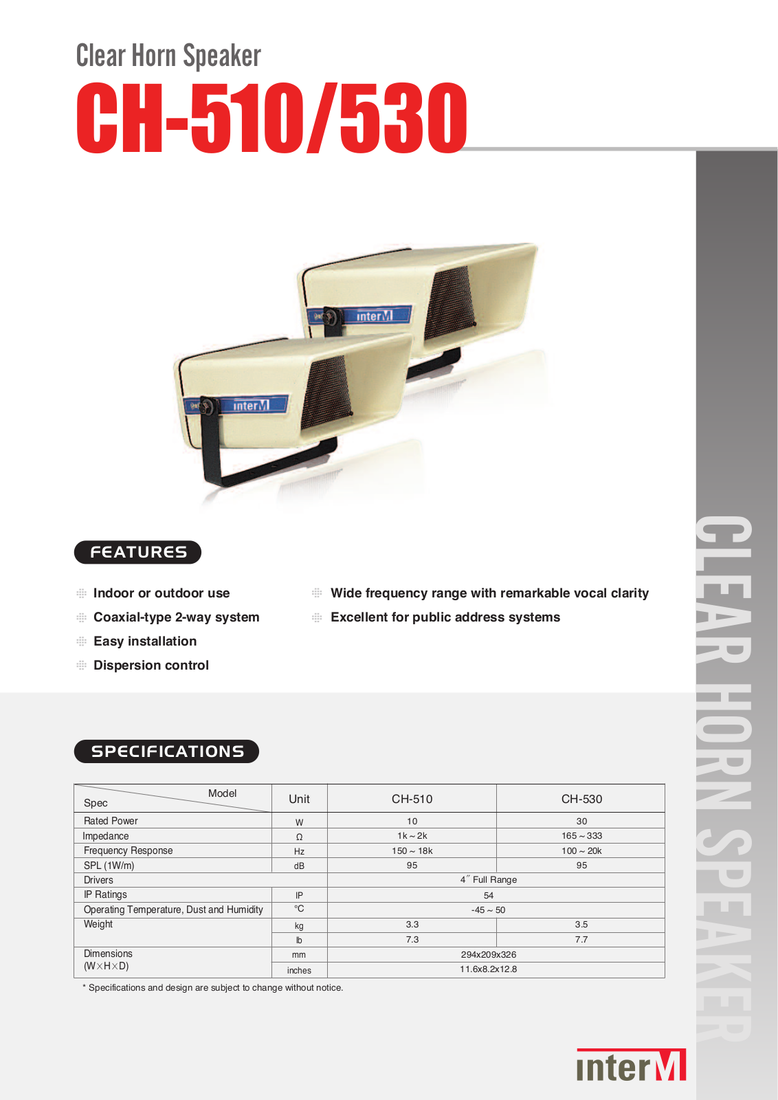 Inter-M CH-530 User Manual