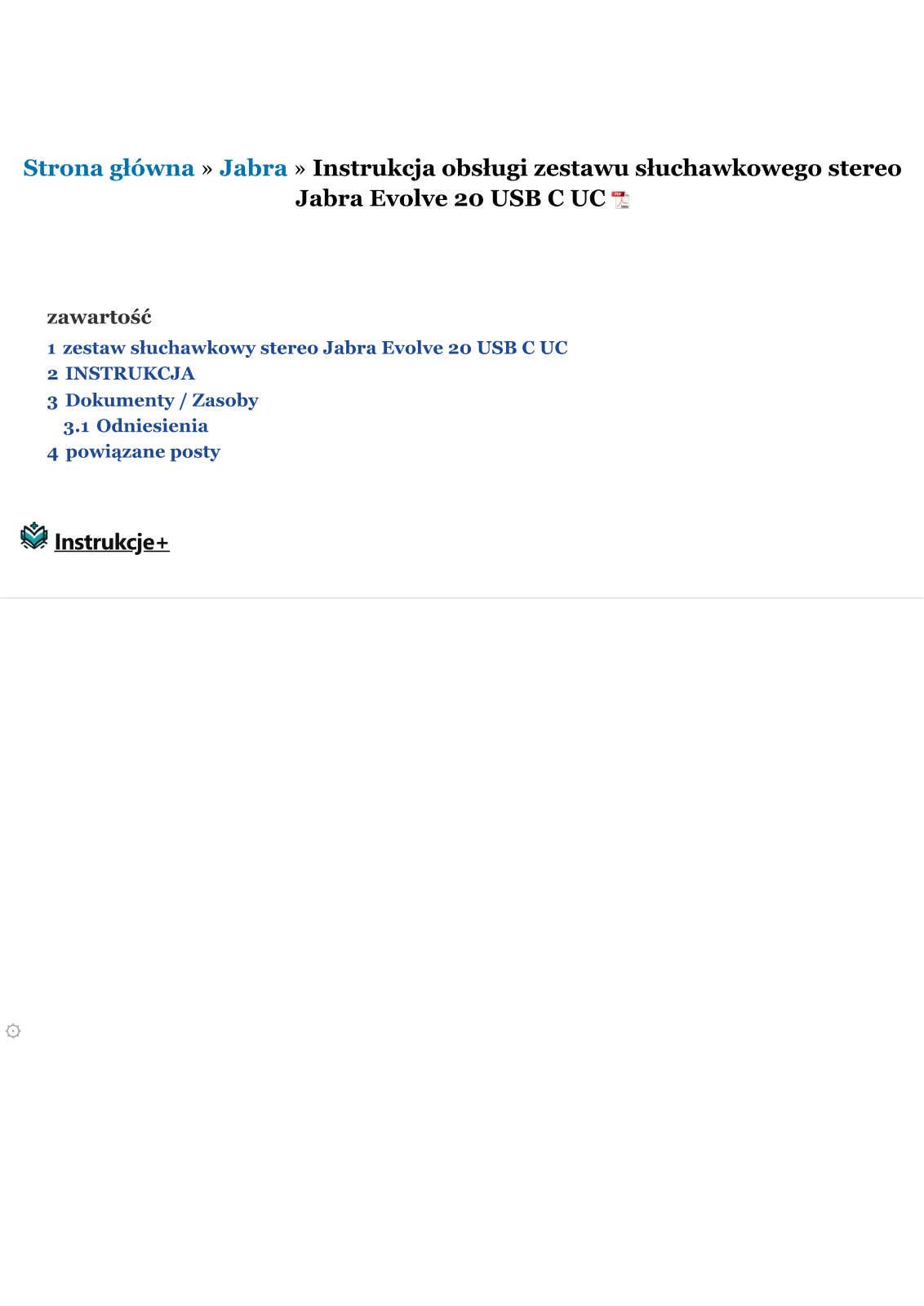 JABRA Evolve 20 USB C Uc User guide - ManualMachine.com