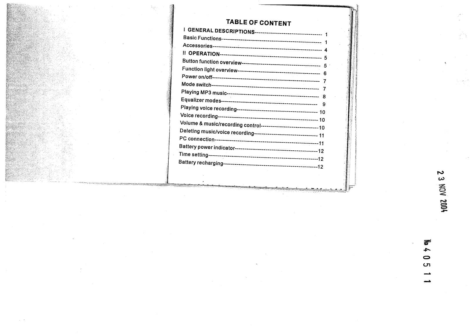 Xonix MTUSB Users Manual