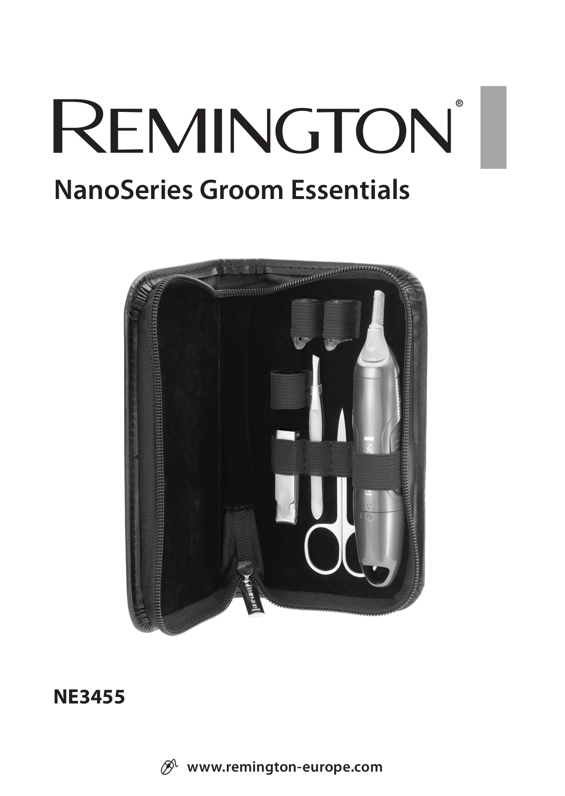 Remington NanoSeries Groom Essentials NE3455 User Manual