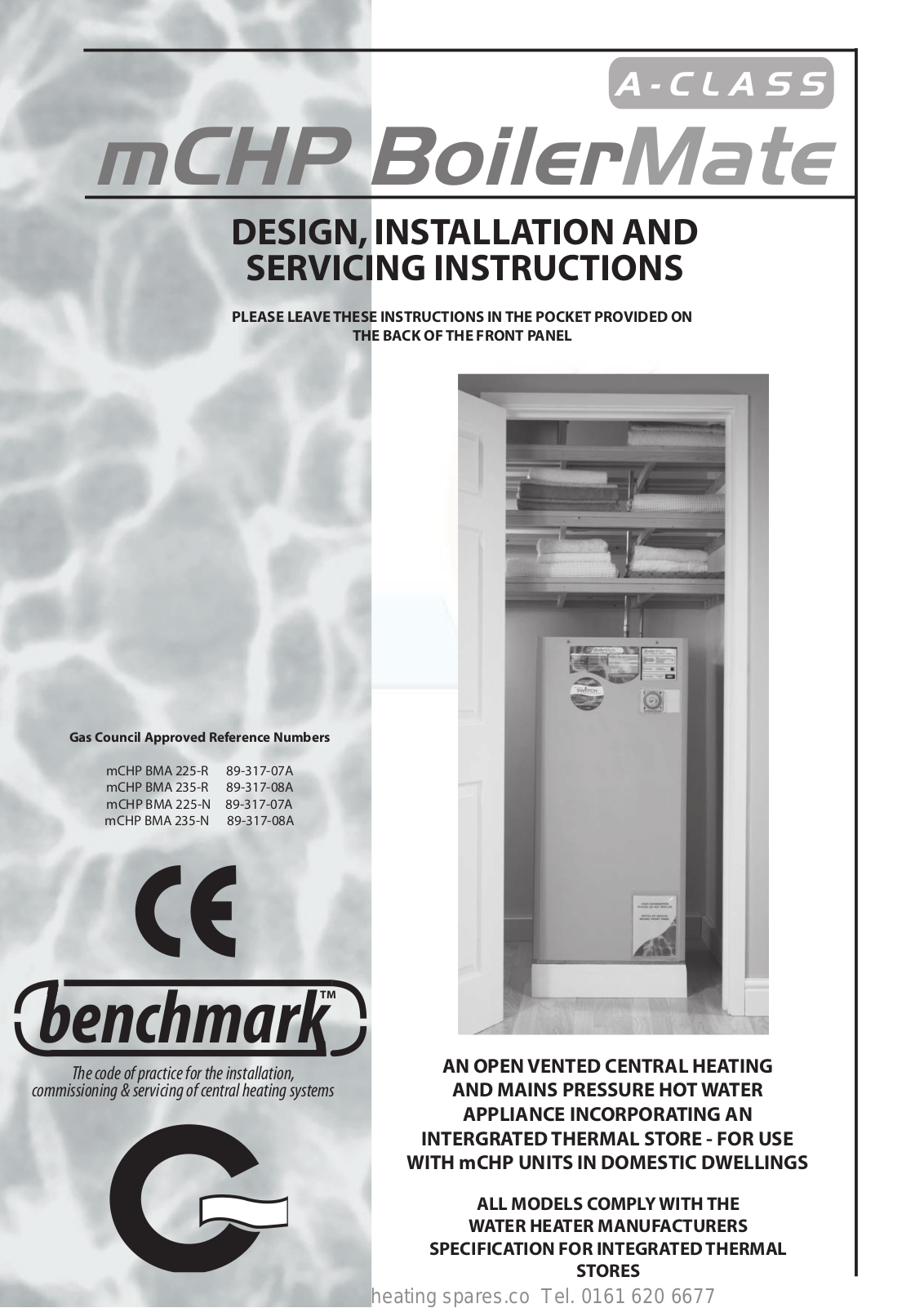 Benchmark mCHP BoilerMate Design, Installation And Servicing Instructions - ManualMachine.com