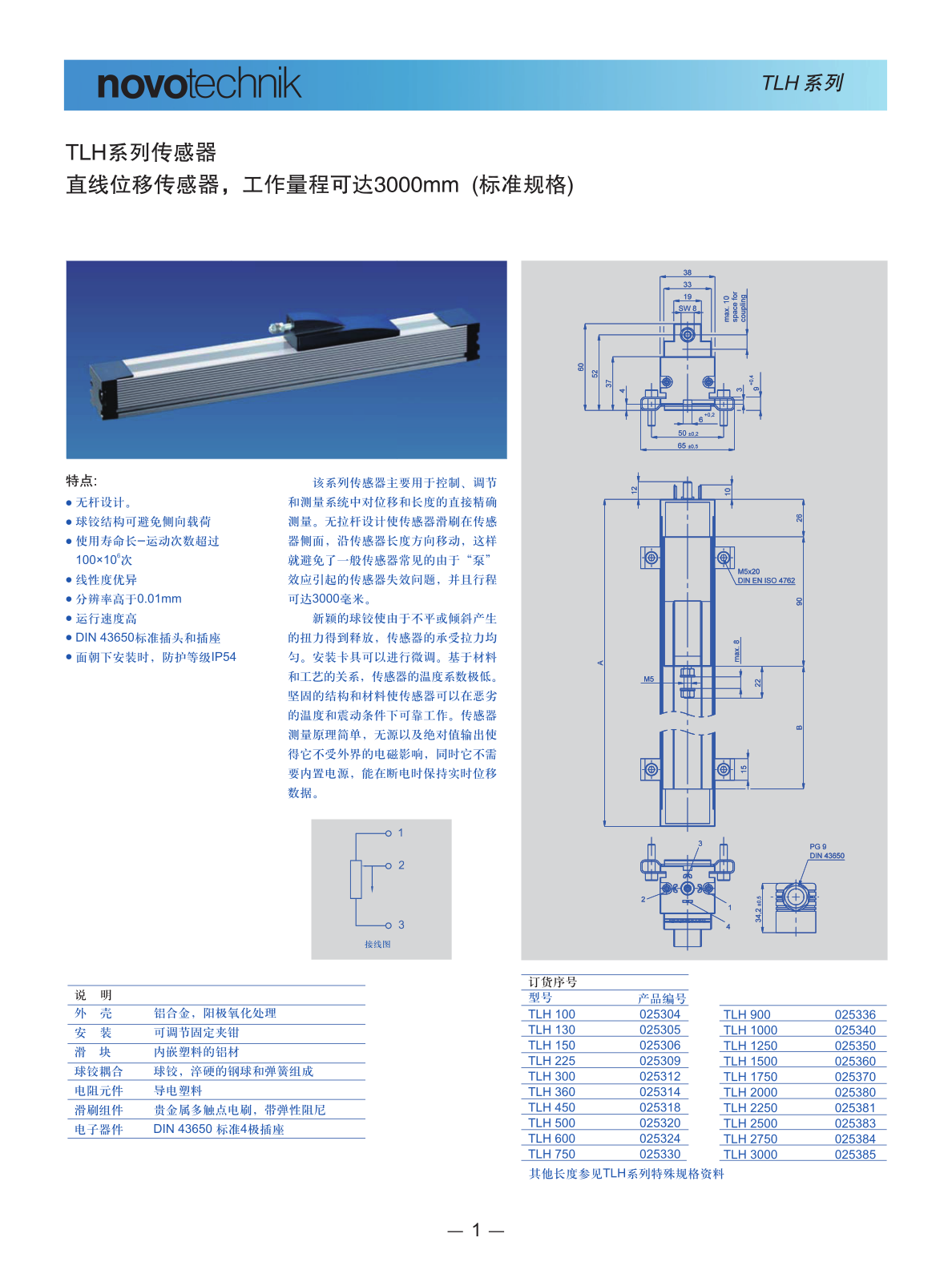 novotechnik TLH User Manual