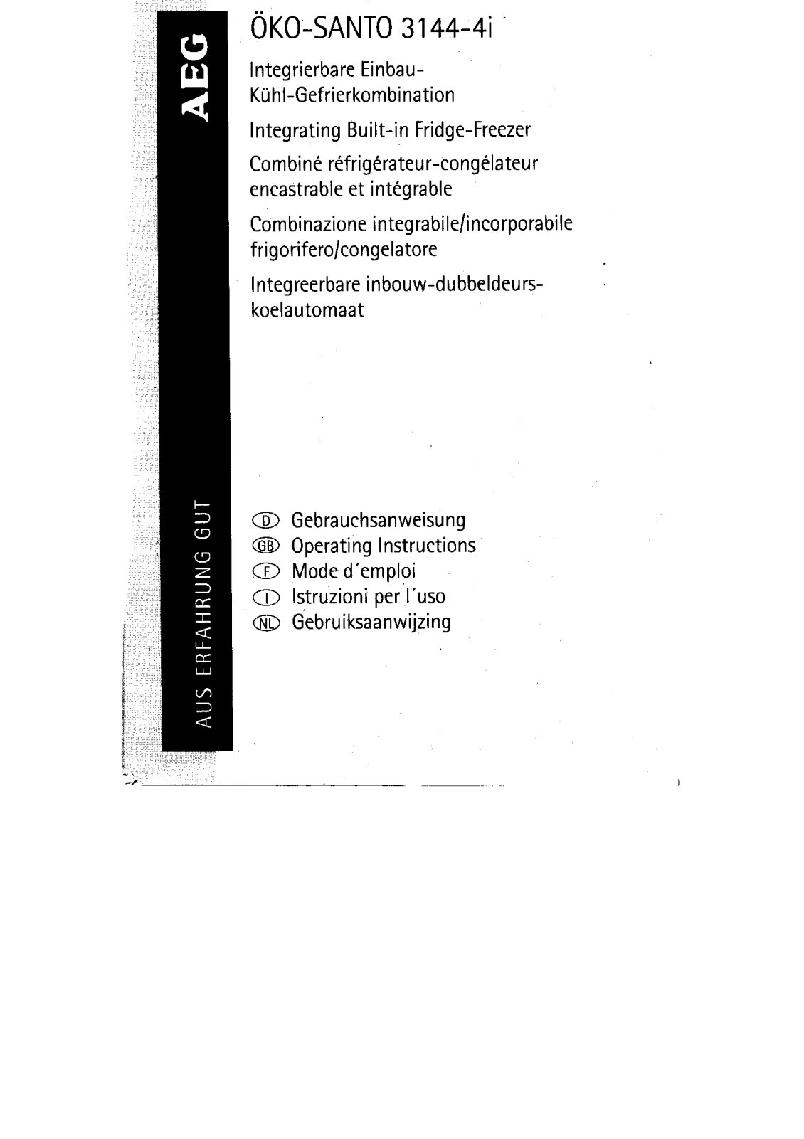 AEG-Electrolux SX81840I User Manual