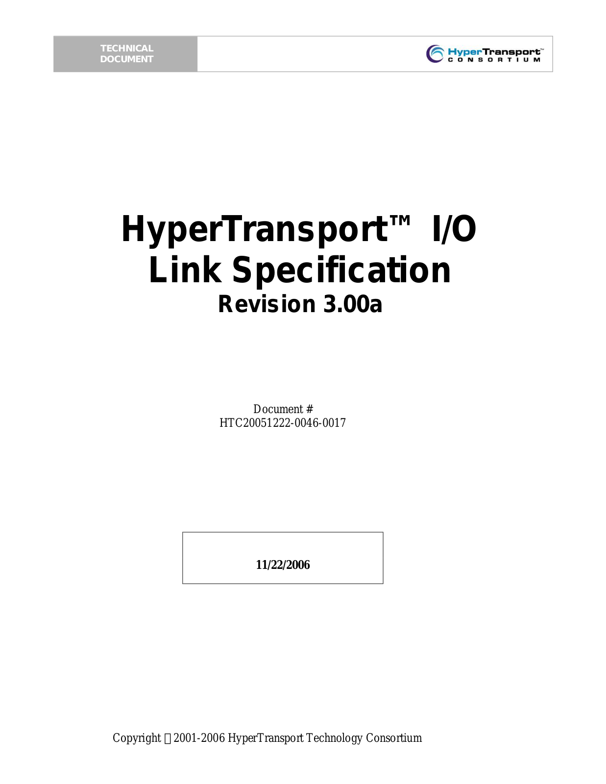 AMD HyperTransport IO Link Specification. [rev.3.00a].[2006-11-22].2 Datasheet - ManualMachine.com