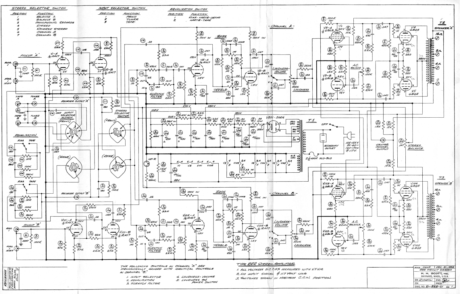 HH Scott 222a c1 schematic