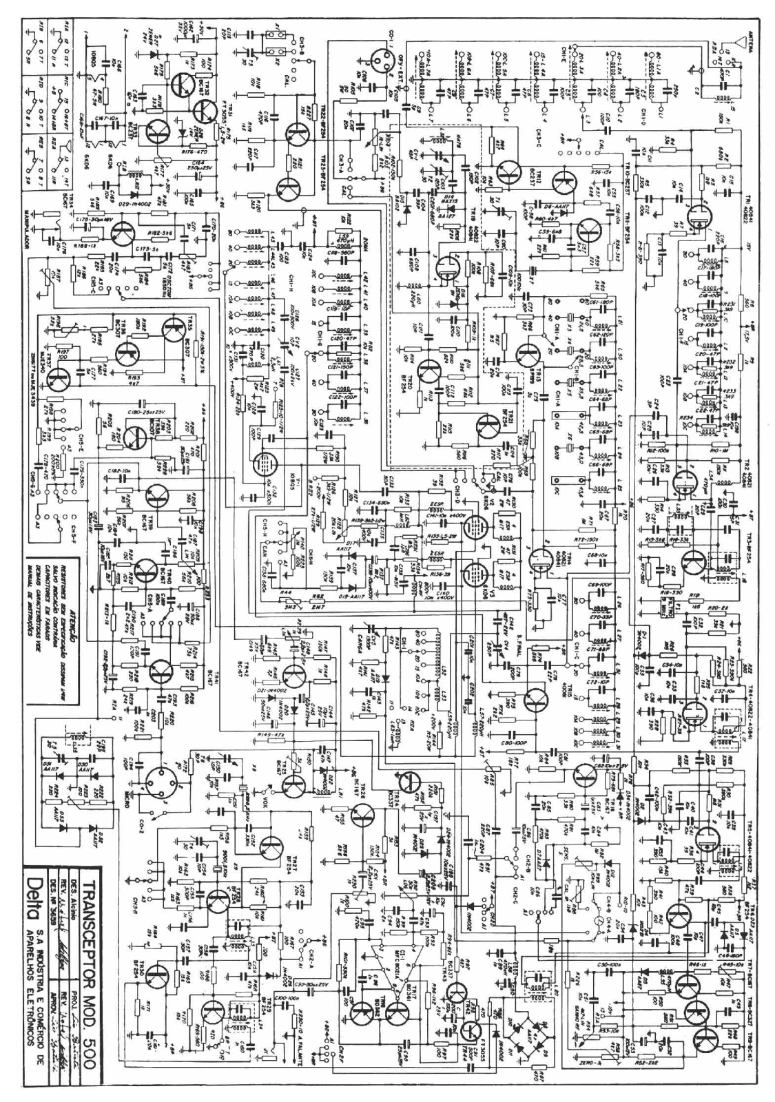 Delta 500 Schematic