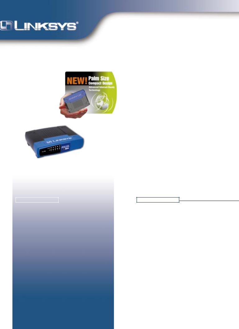 Linksys EFAH05W, EFAH08W User Manual