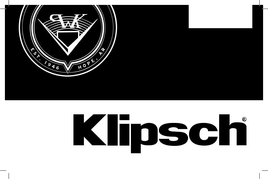 Klipsch SPL-150 User Manual