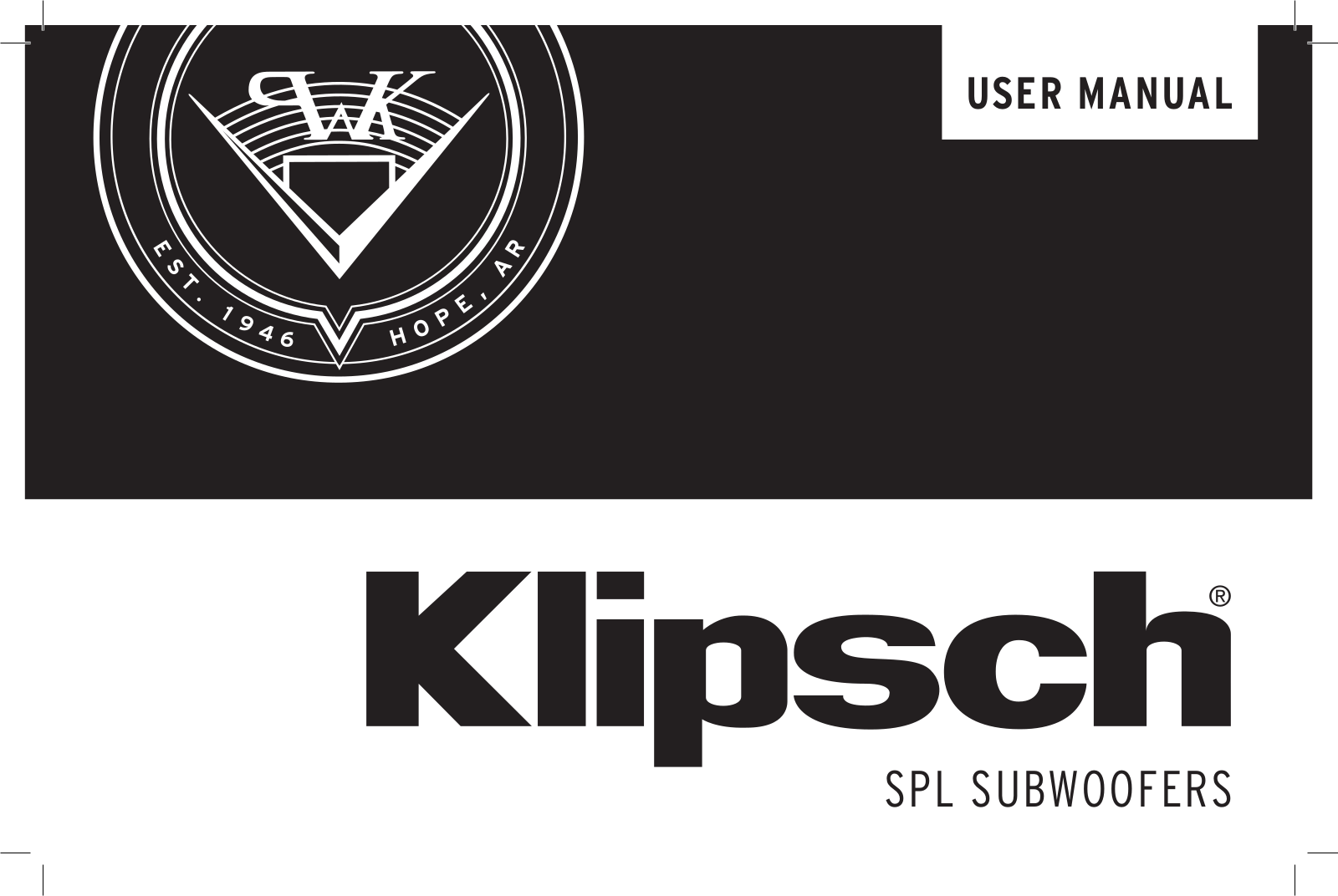 Klipsch SPL-150 User Manual