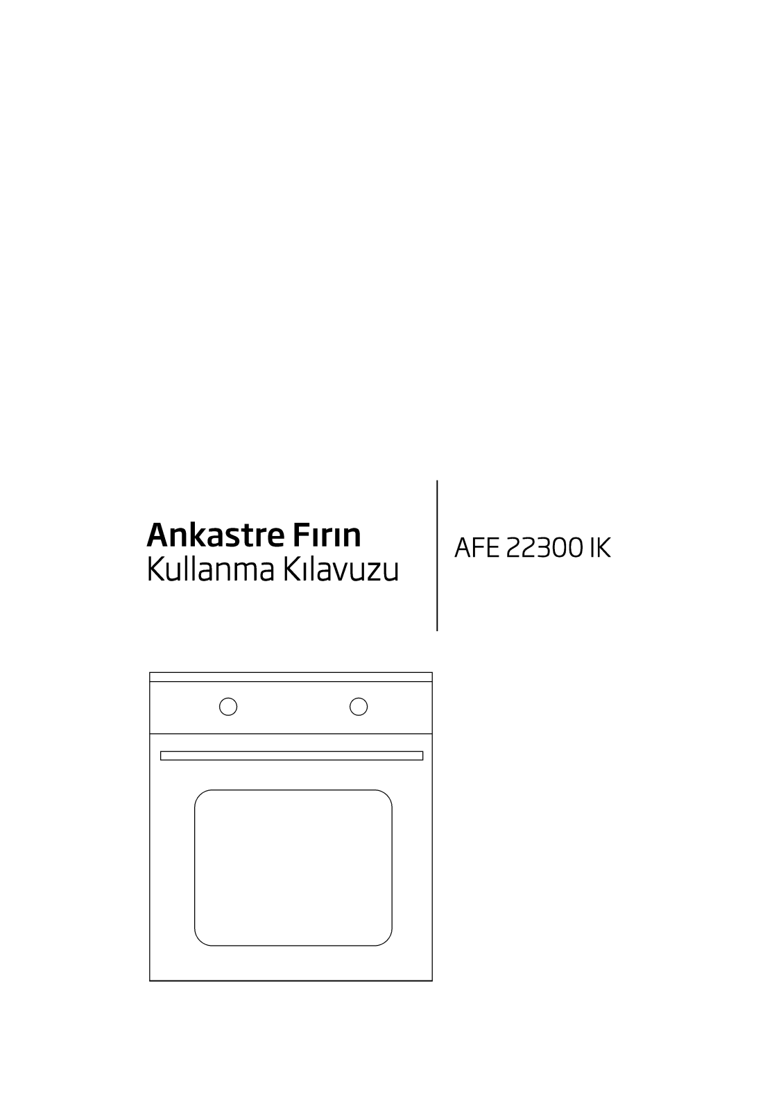 Beko AFE22300IK User manual