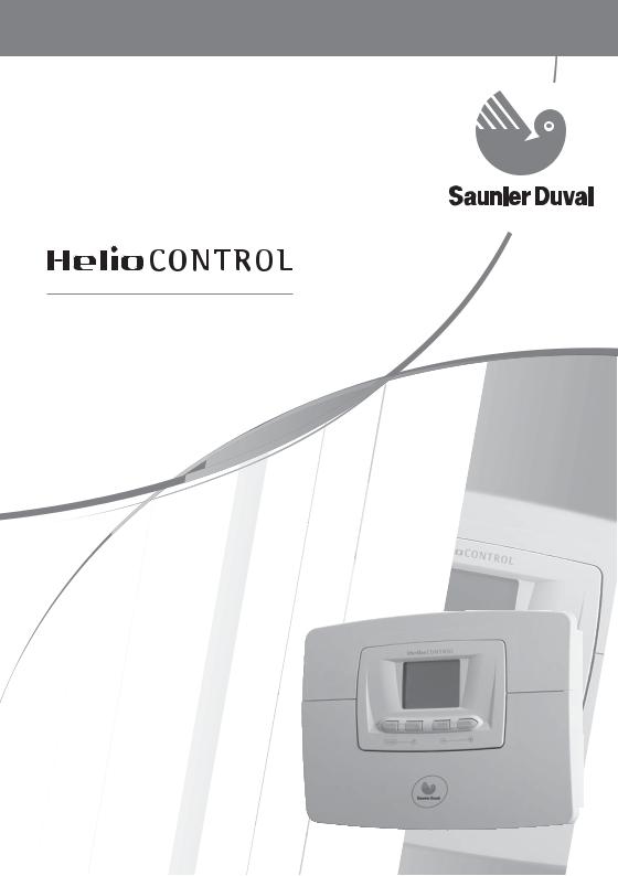 Saunier duval HELIOCONTROL Manual