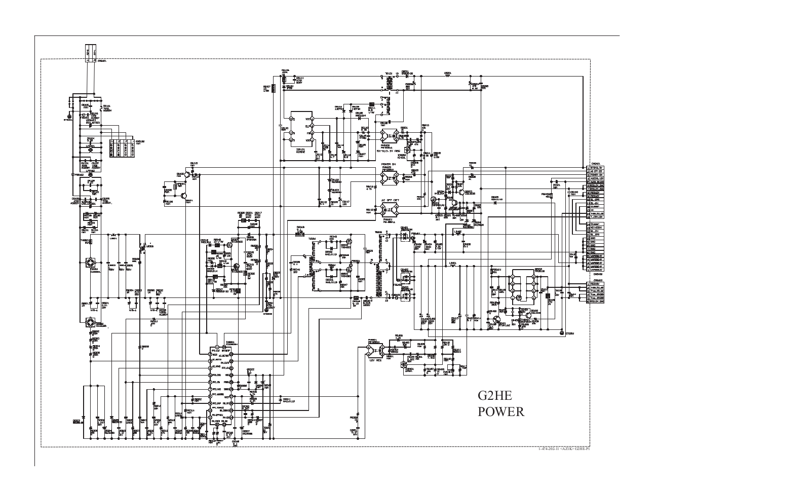 Sony g2he-p1 Schematic