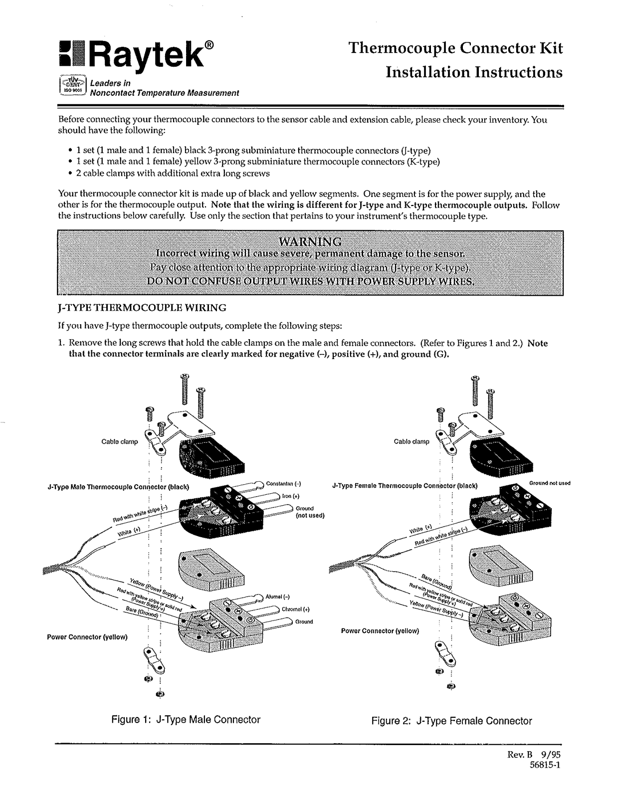 Raytek XXXCI2CON Specifications