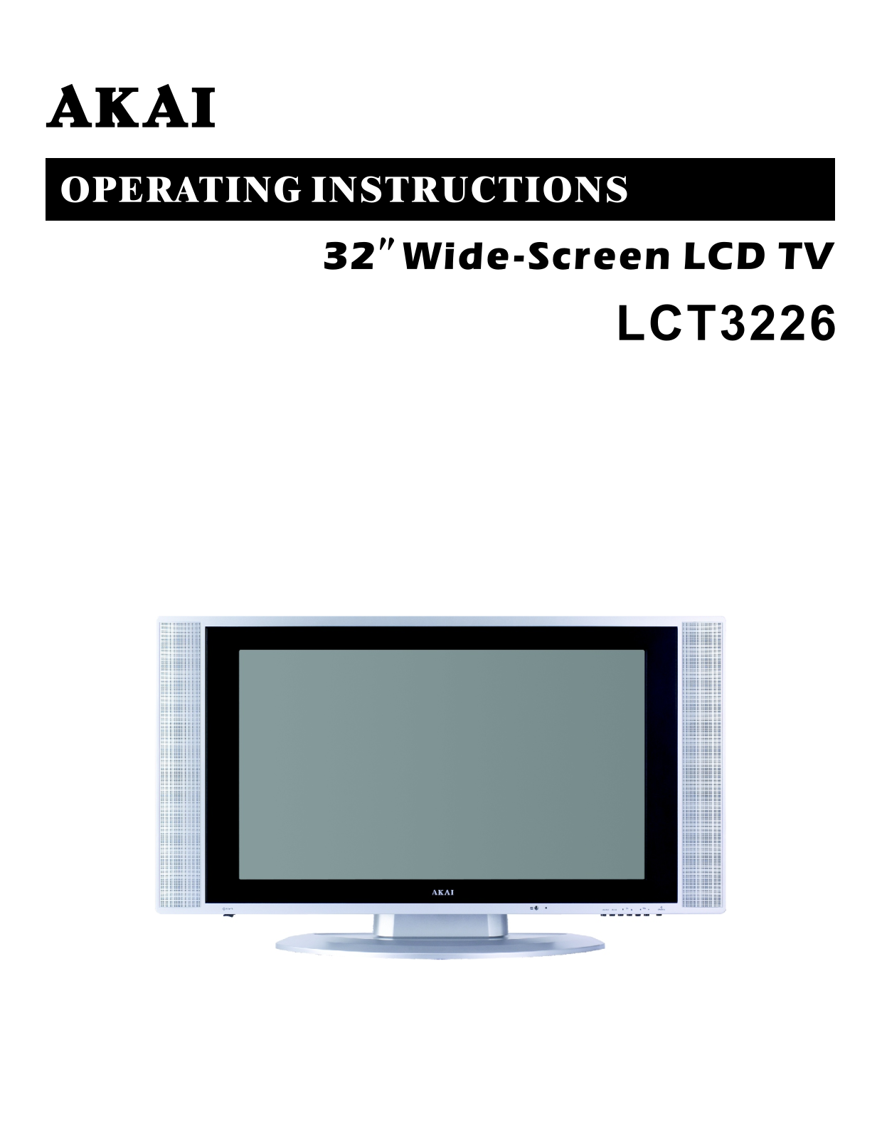 Akai LCT3226 User Manual