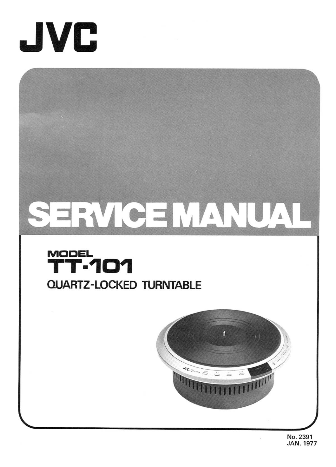 JVC TT-101 Service manual