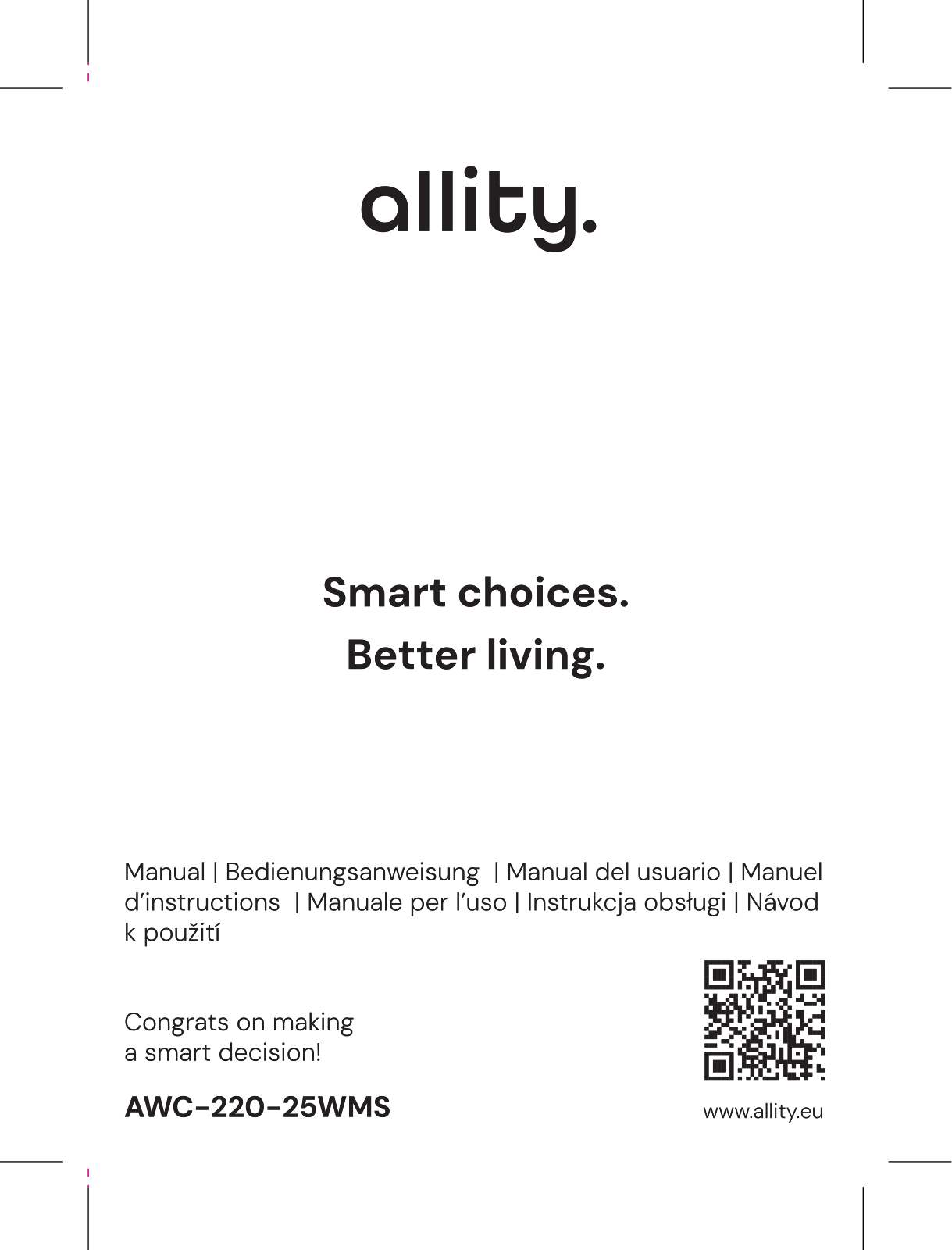 allity AWC-220-25WMS User guide - ManualMachine.com