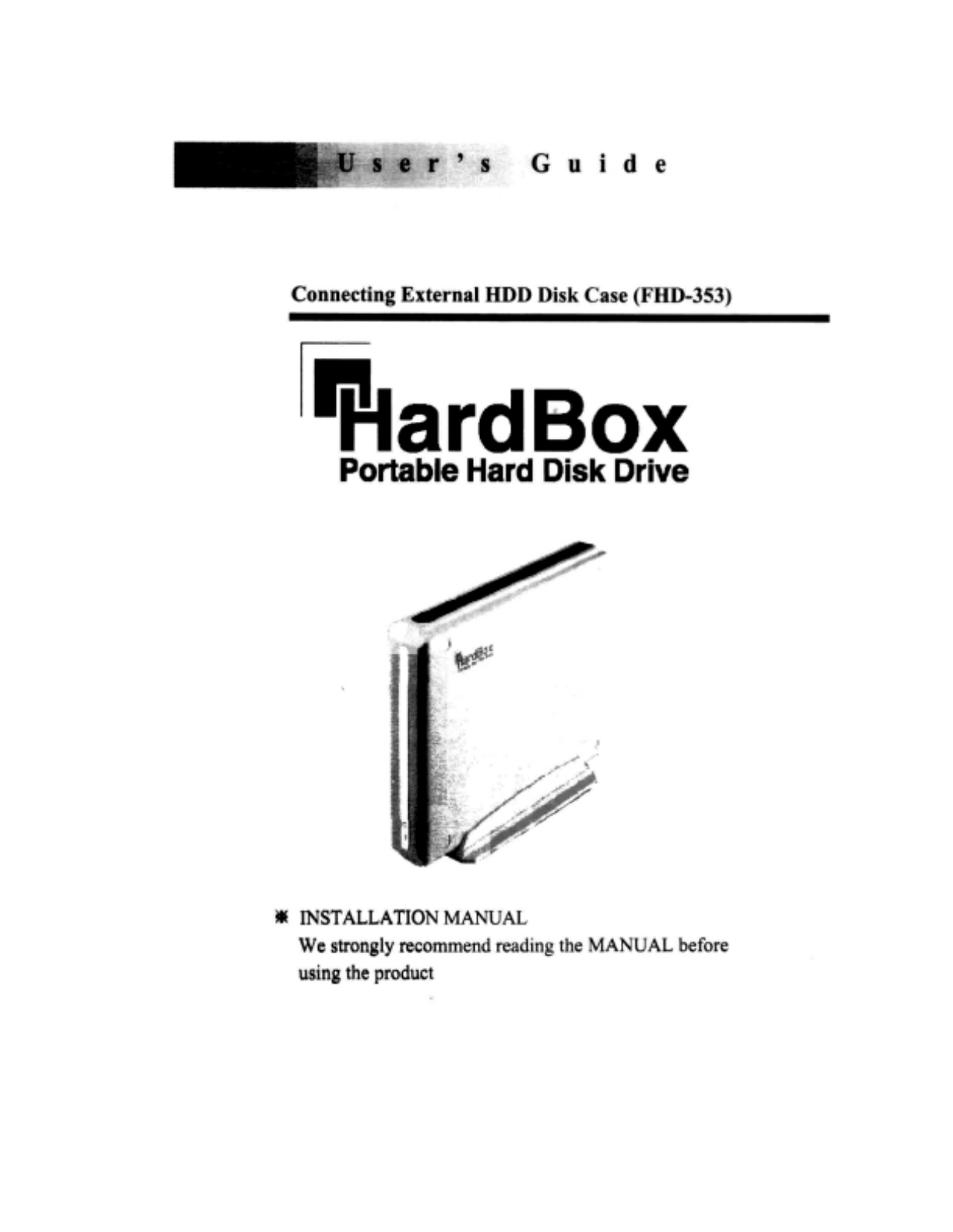 Sarotech FHD 353 User Manual