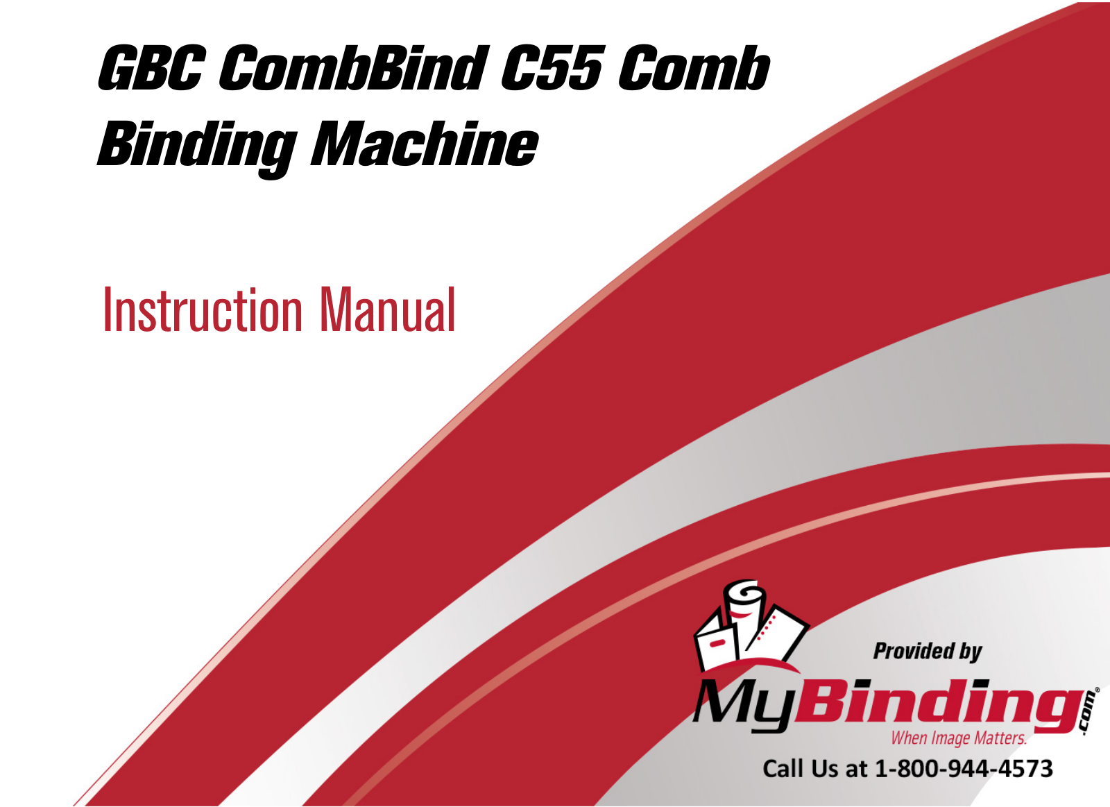 GBC CombBind C55 User Manual