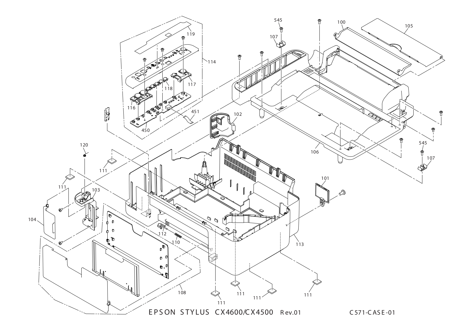 Epson cx4500 Diagram