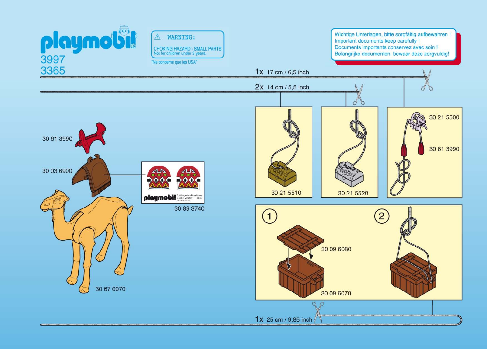 Playmobil 3997 Instructions