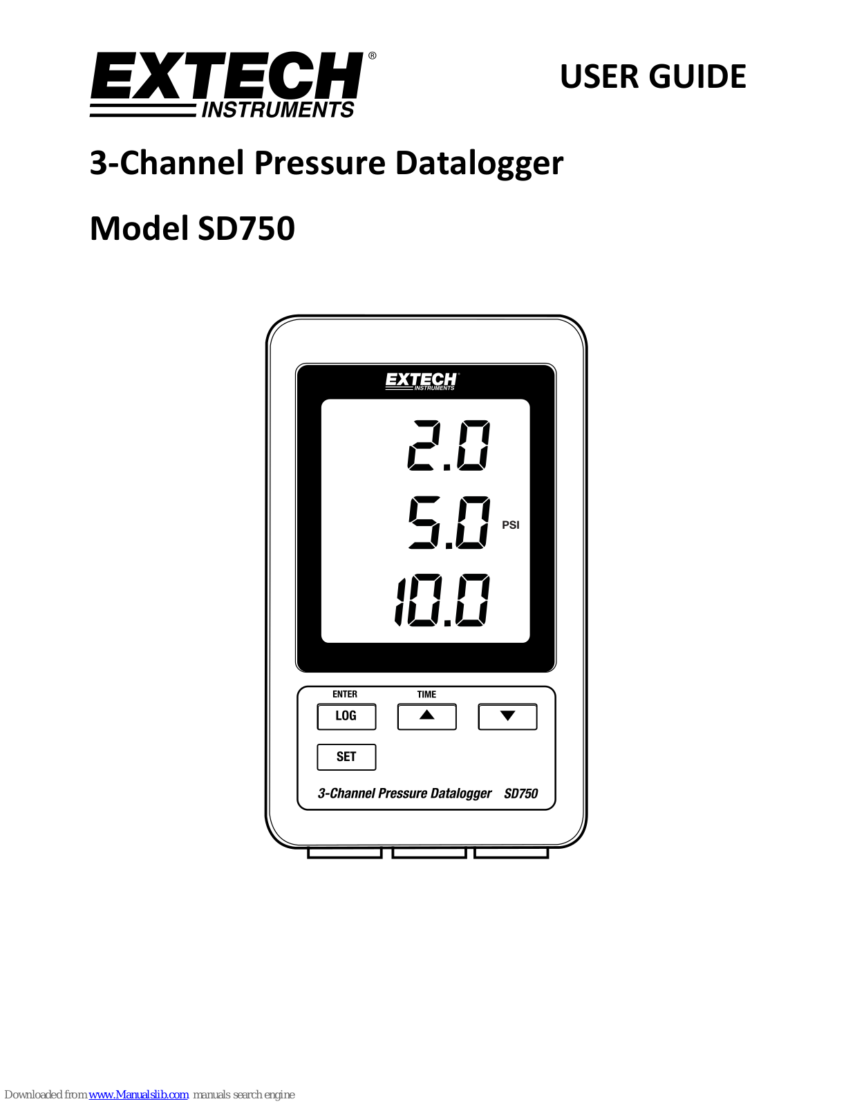 Extech Instruments SD750 User Manual