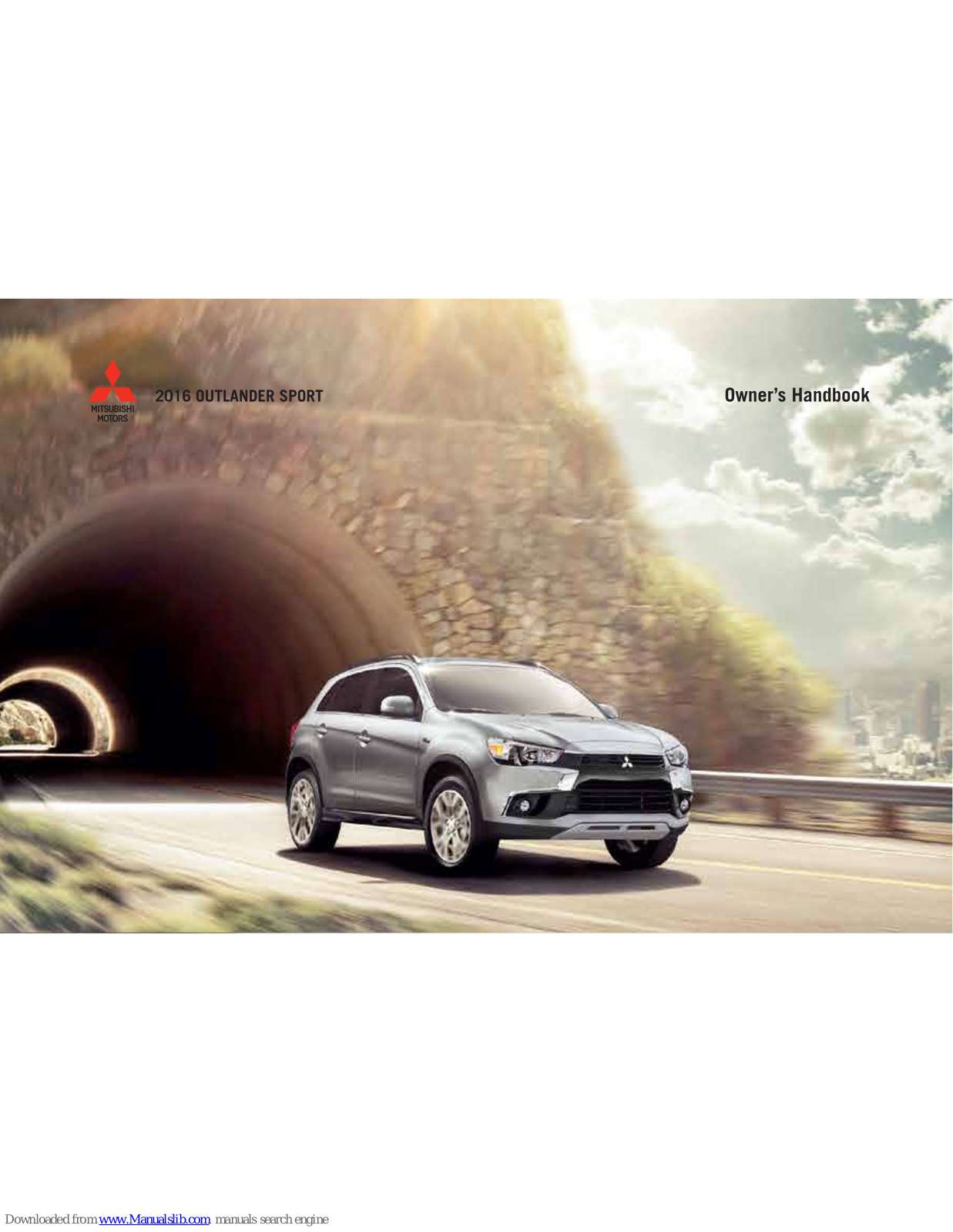 Mitsubishi MOTORS 2016 Outlander Sport Owner's Manual