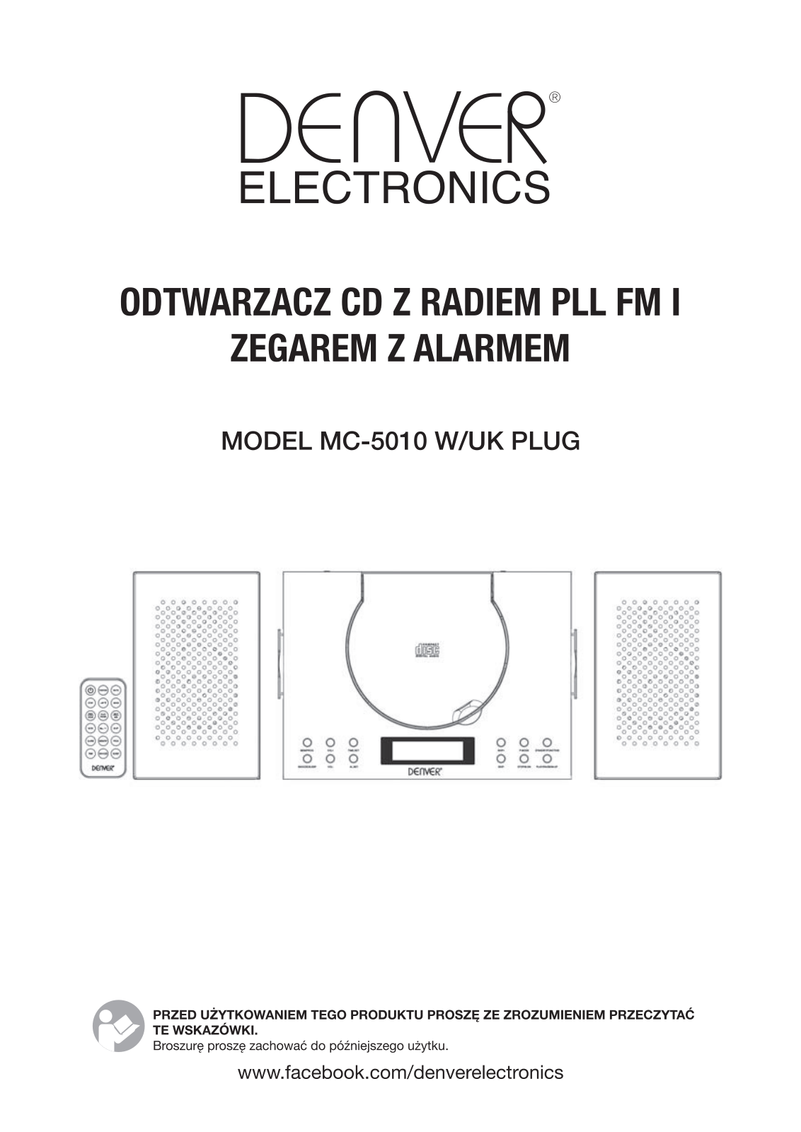 Denver MC-5010 W/UK PLUG User Guide