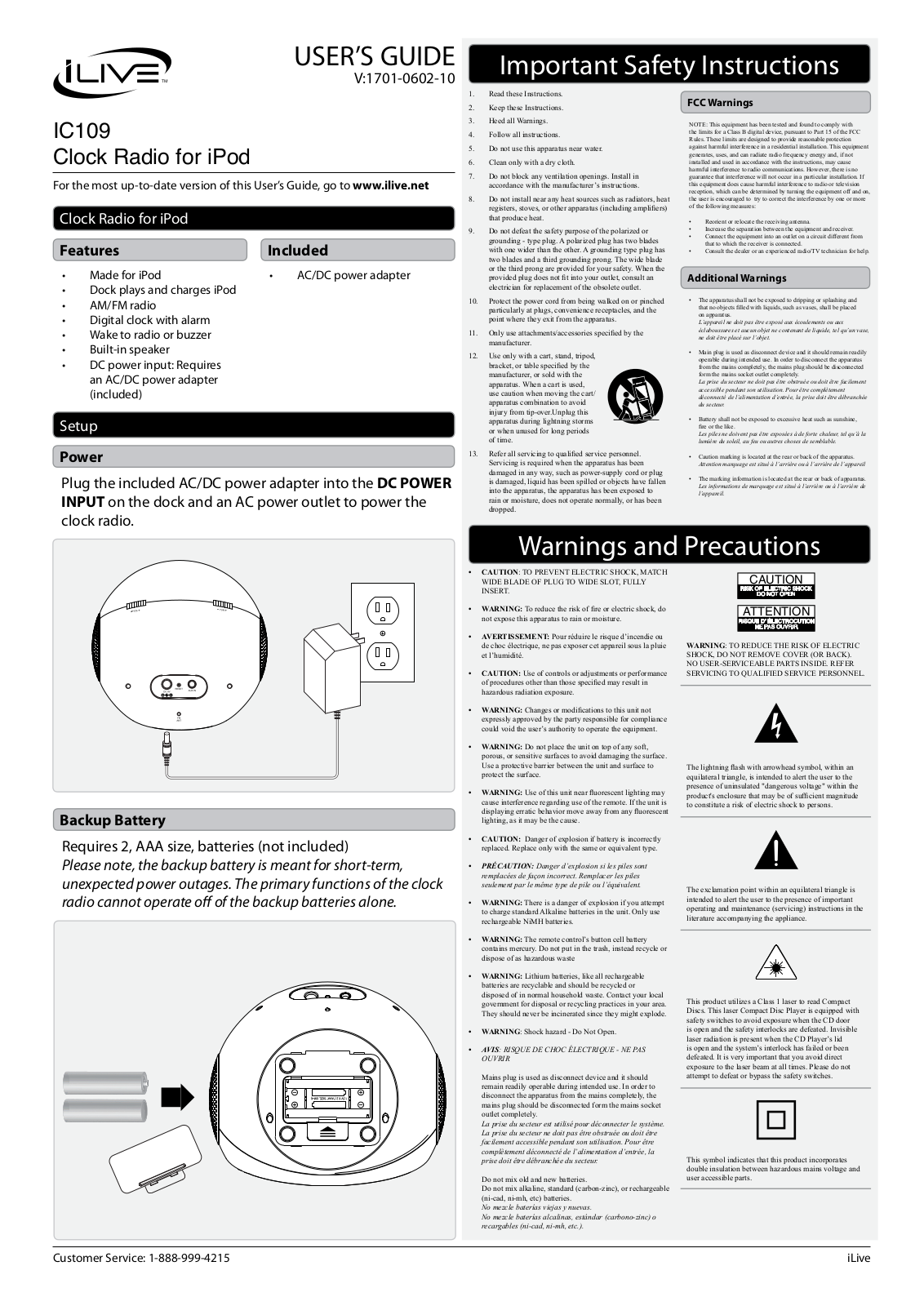 iLive IC109 User Manual - ManualMachine.com