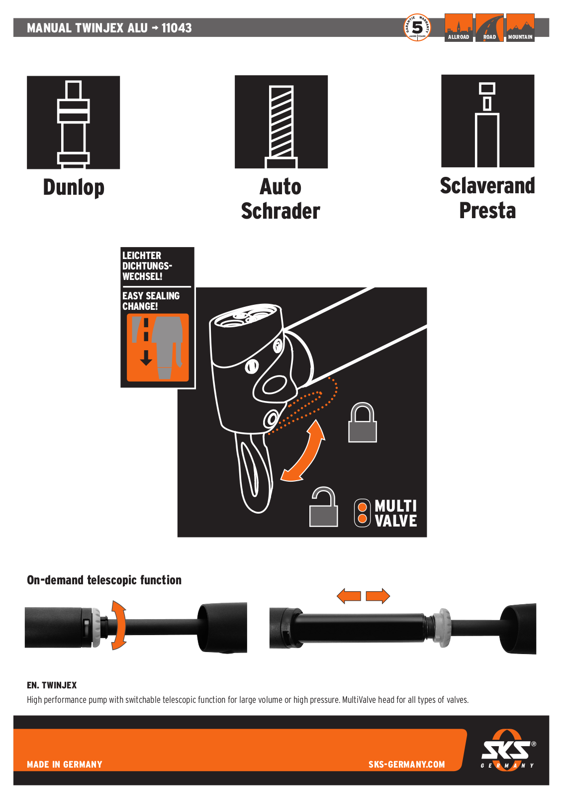 SKS 11043 User Manual