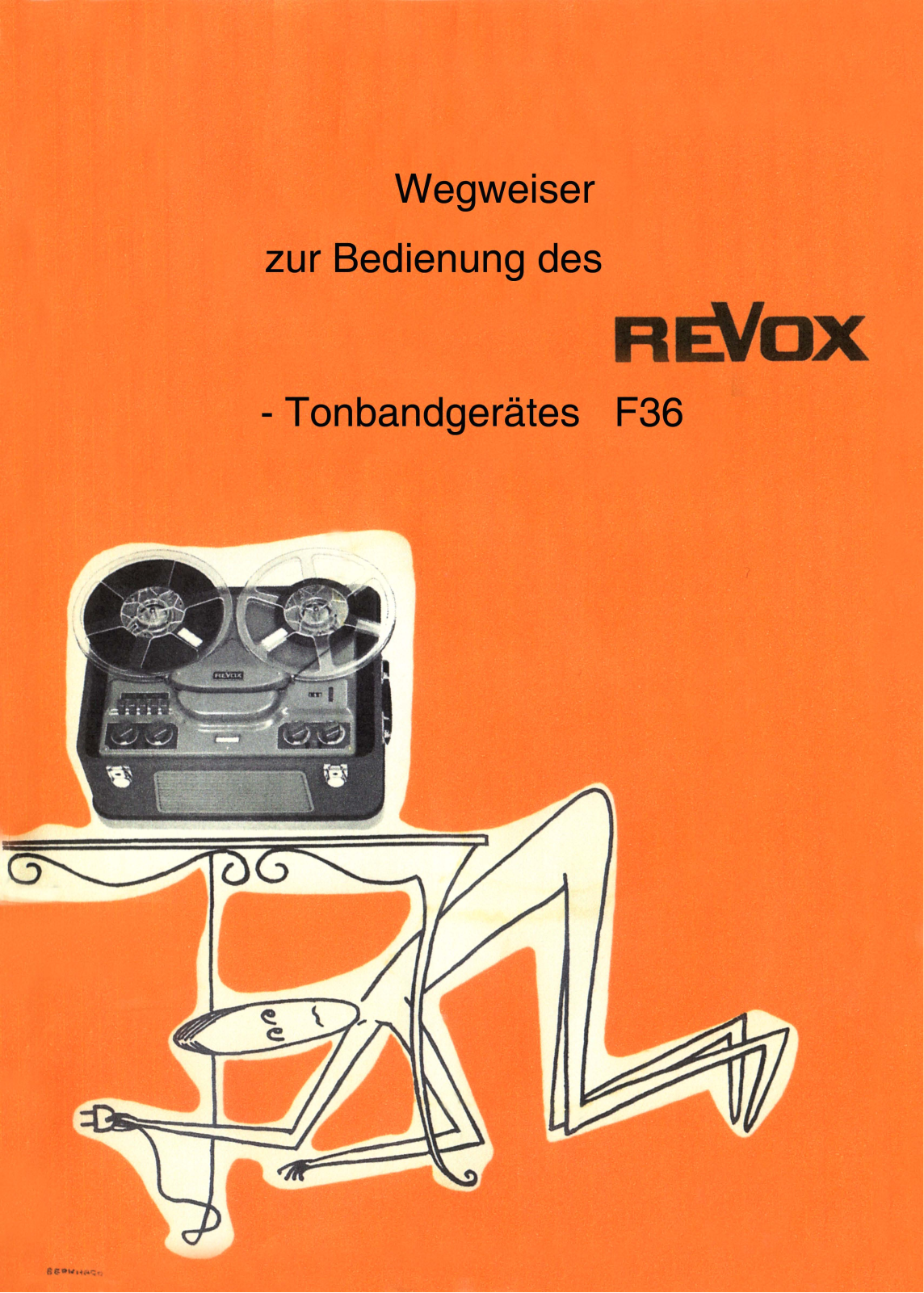 Revox F-36 Owners manual