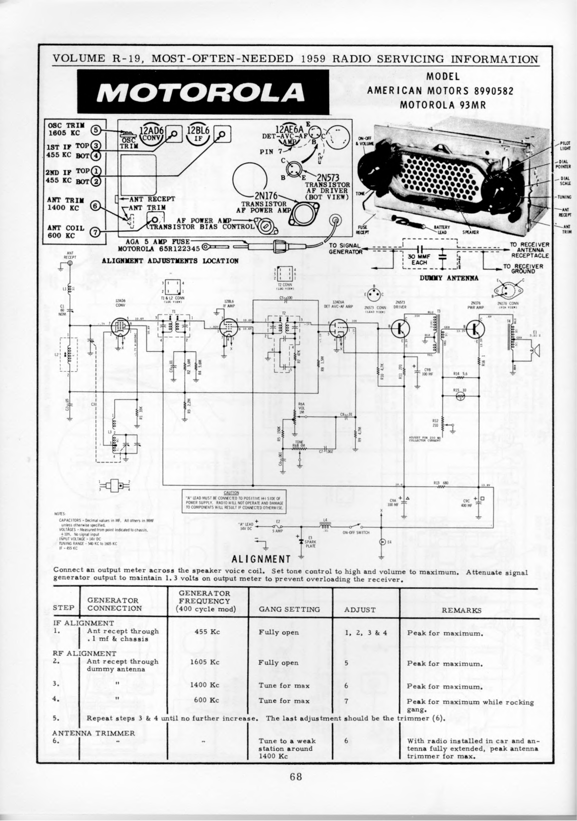American Car Radio 8990582 schematic - ManualMachine.com