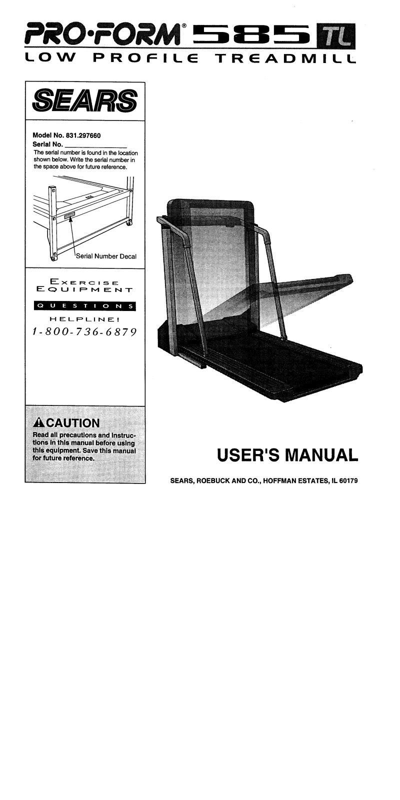 ProForm 297660 User Manual