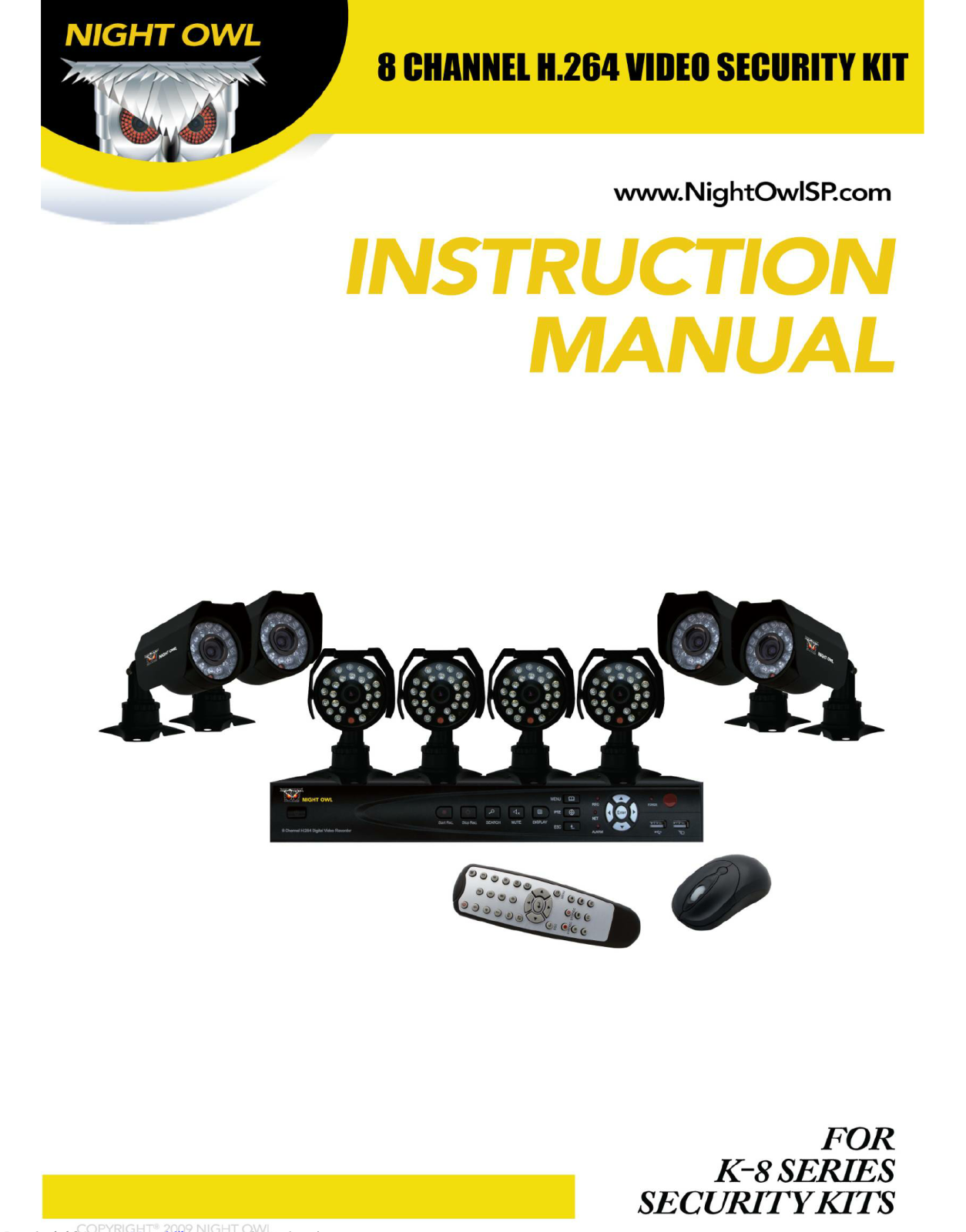 Night Owl FS84500 User Manual