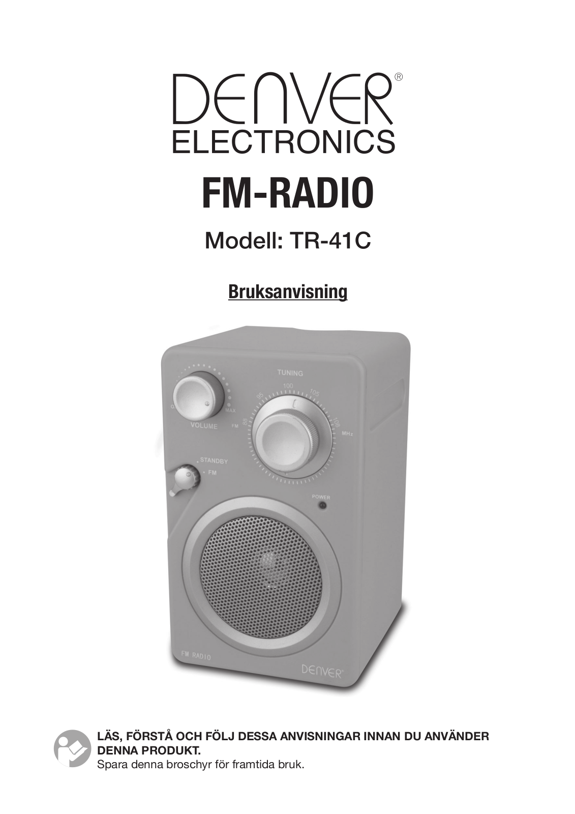 DENVER TR-41C User guide - ManualMachine.com
