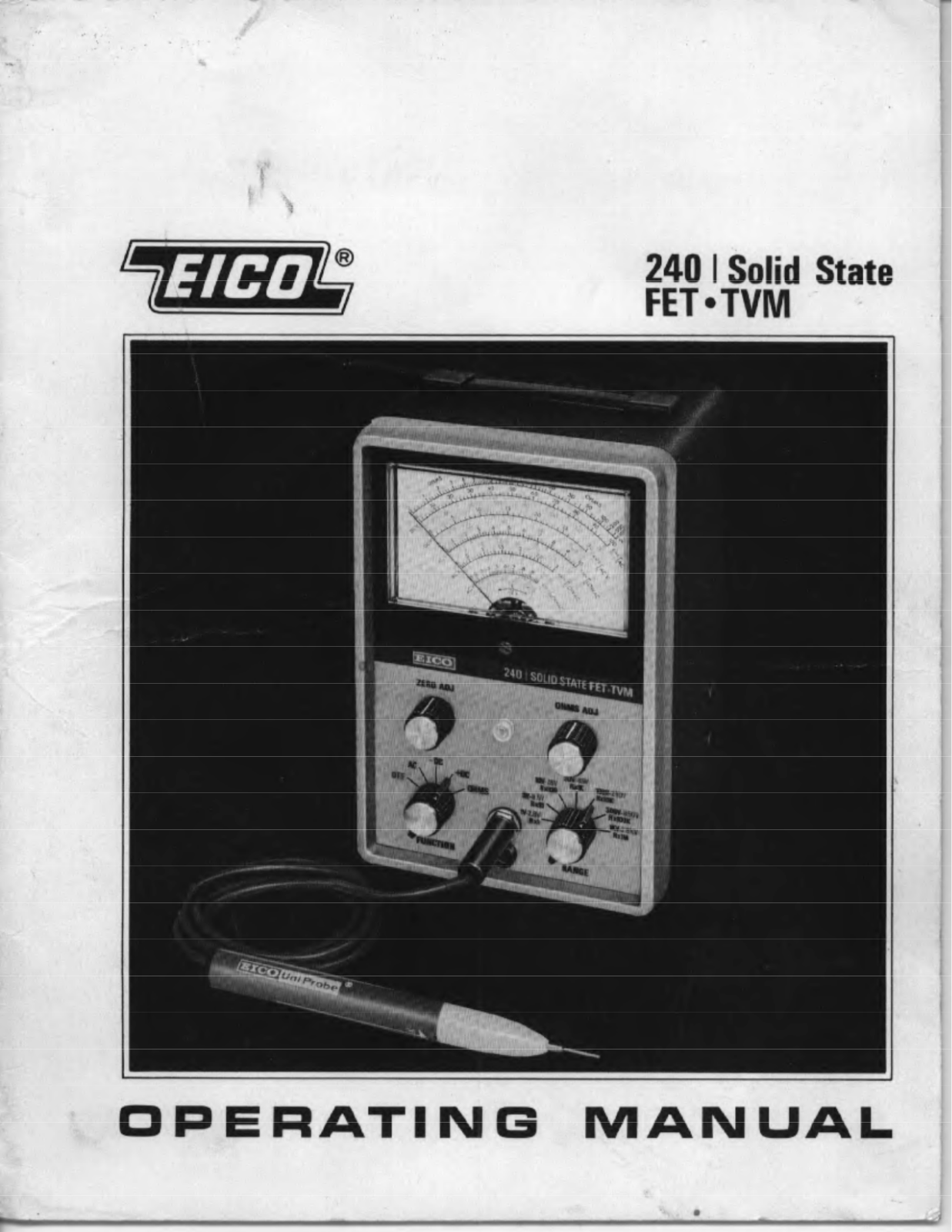 EICO 240 Service manual