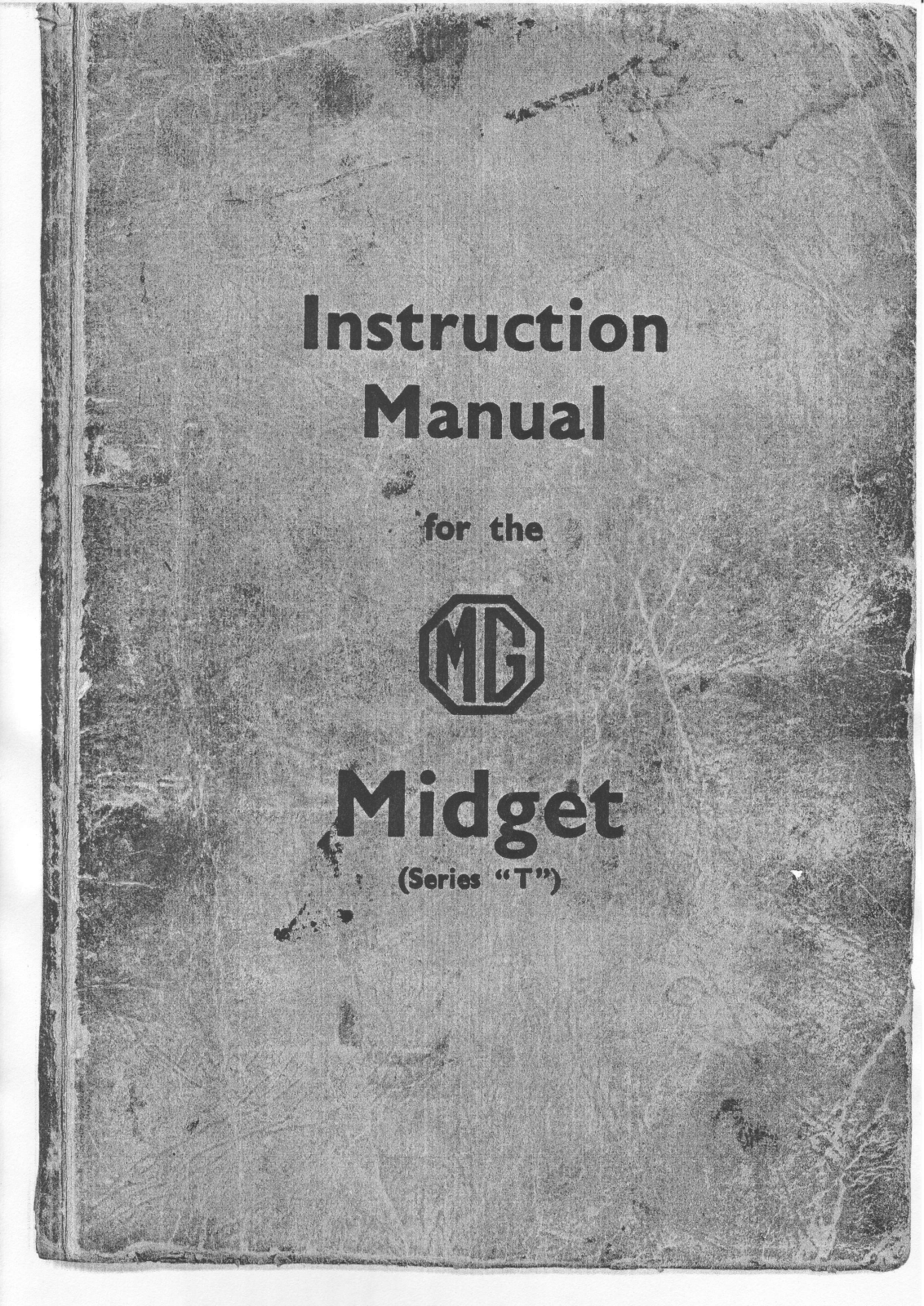 MG TF 1938, TD 1938 User Manual