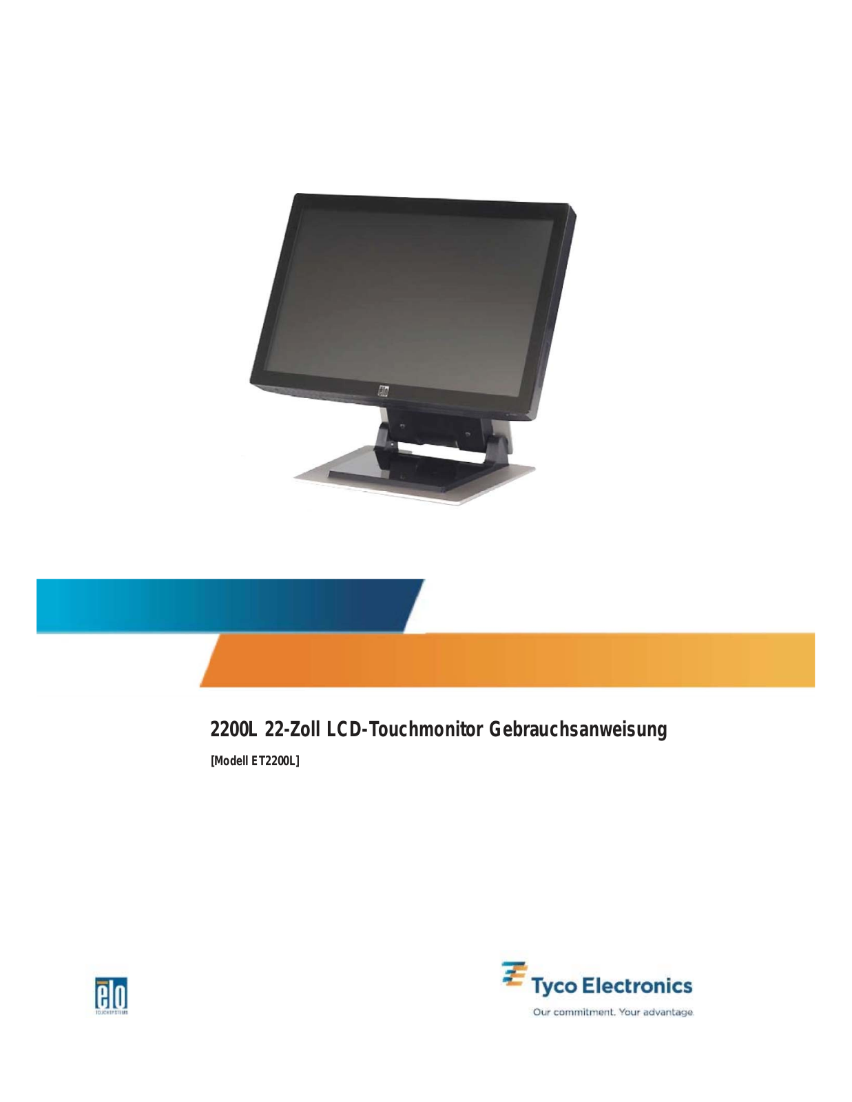 Elo TouchSystems ET2200L User Manual